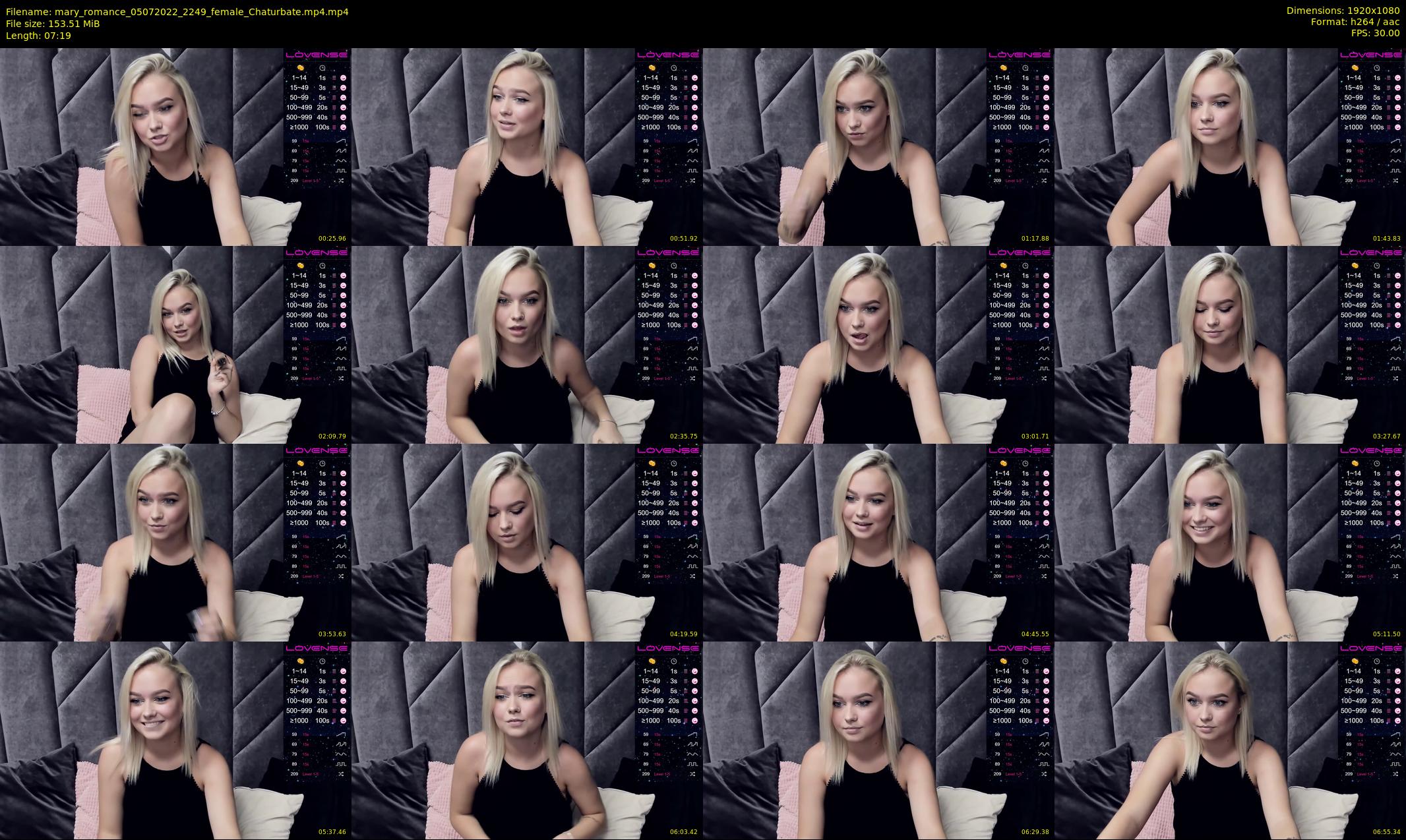 mary_romance — 8 minute Chaturbate female cam show recording, 1080p, Jul 5, 2022