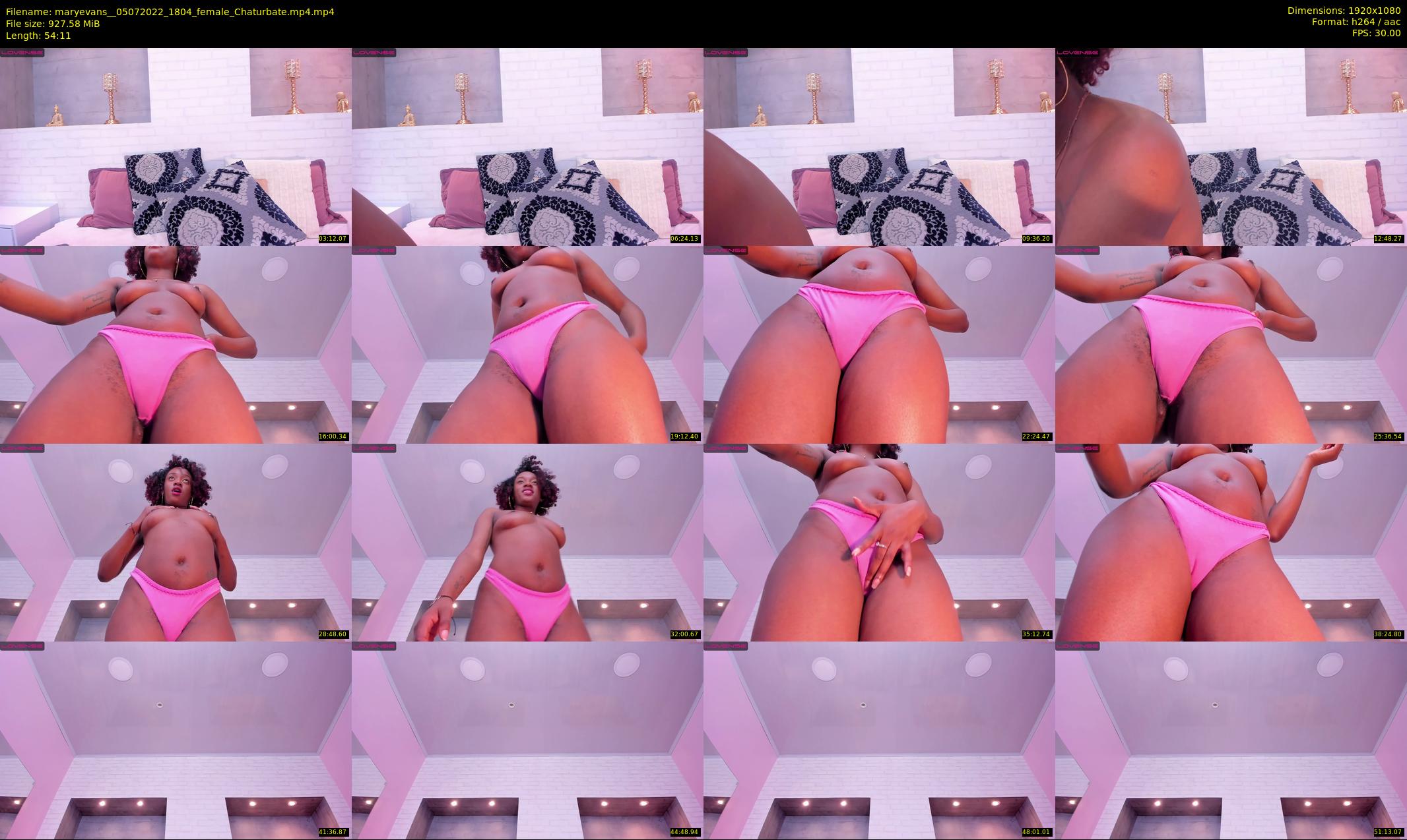 maryevans_ — 55 minute Chaturbate female cam show recording, 1080p, Jul 5, 2022
