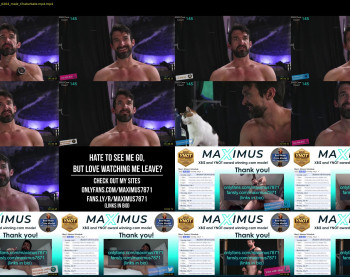 maximus_787 — 6 minute Chaturbate male cam show recording, 1080p, Jul 6, 2022