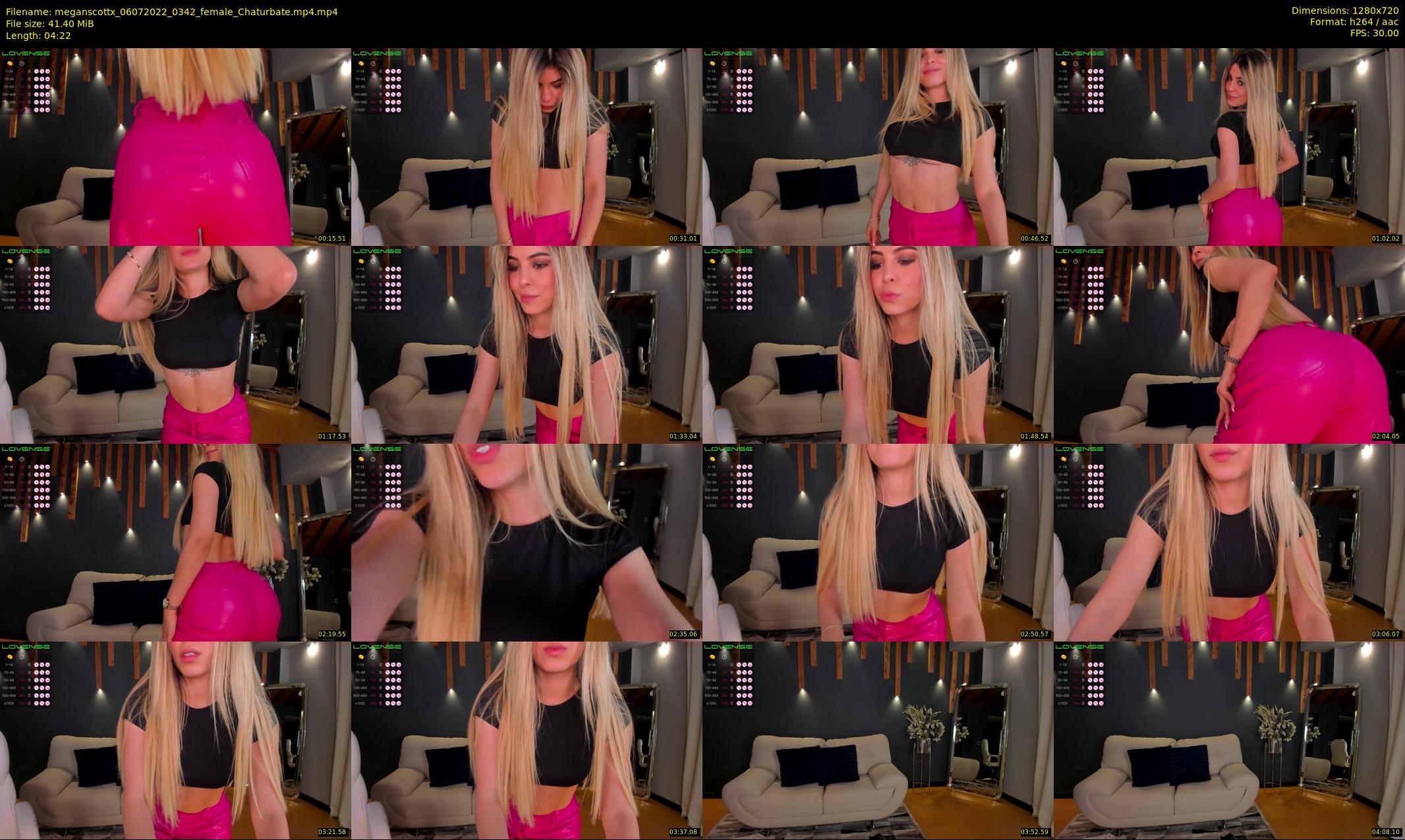 meganscottx — 5 minute Chaturbate female cam show recording, 720p, Jul 6, 2022