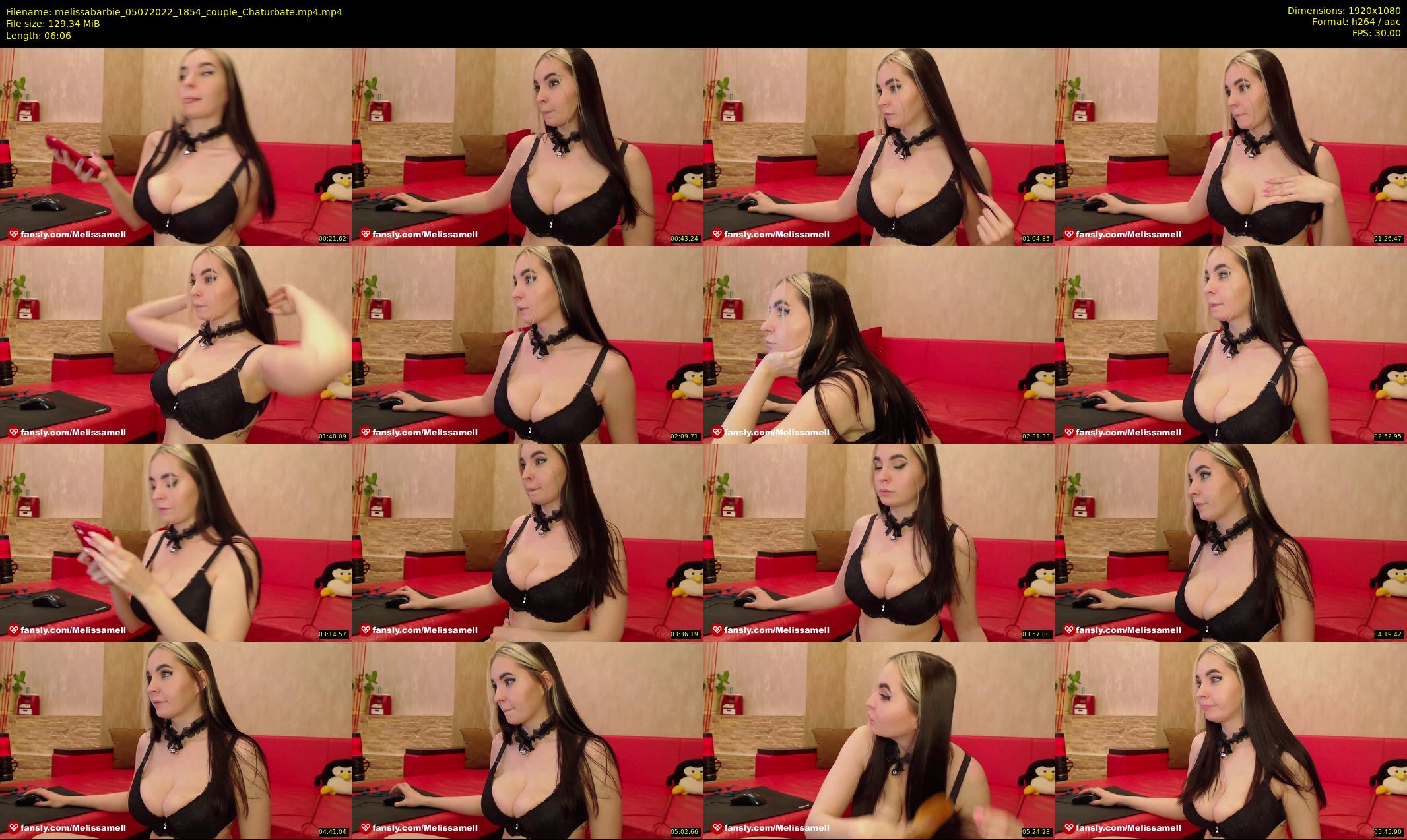 melissabarbie — 7 minute Chaturbate couple cam show recording, 1080p, Jul 5, 2022