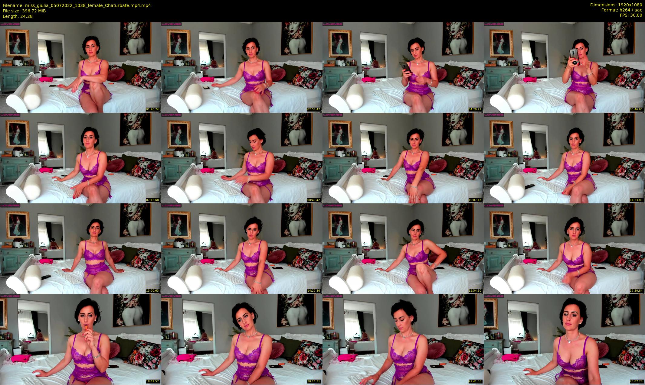 miss_giulia — 25 minute Chaturbate female cam show recording, 1080p, Jul 5, 2022