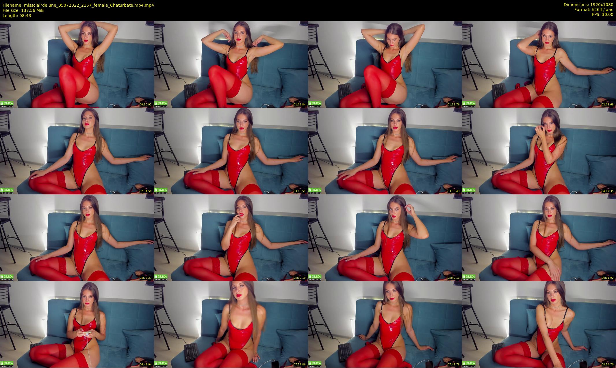 missclairdelune — 9 minute Chaturbate female cam show recording, 1080p, Jul 5, 2022