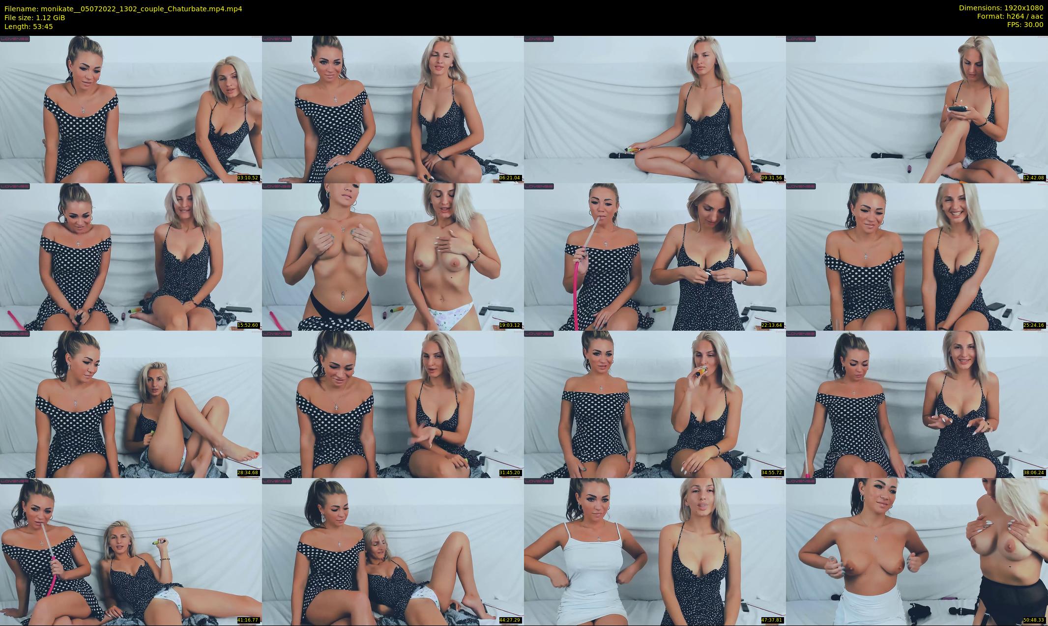 monikate_ — 54 minute Chaturbate couple cam show recording, 1080p, Jul 5, 2022