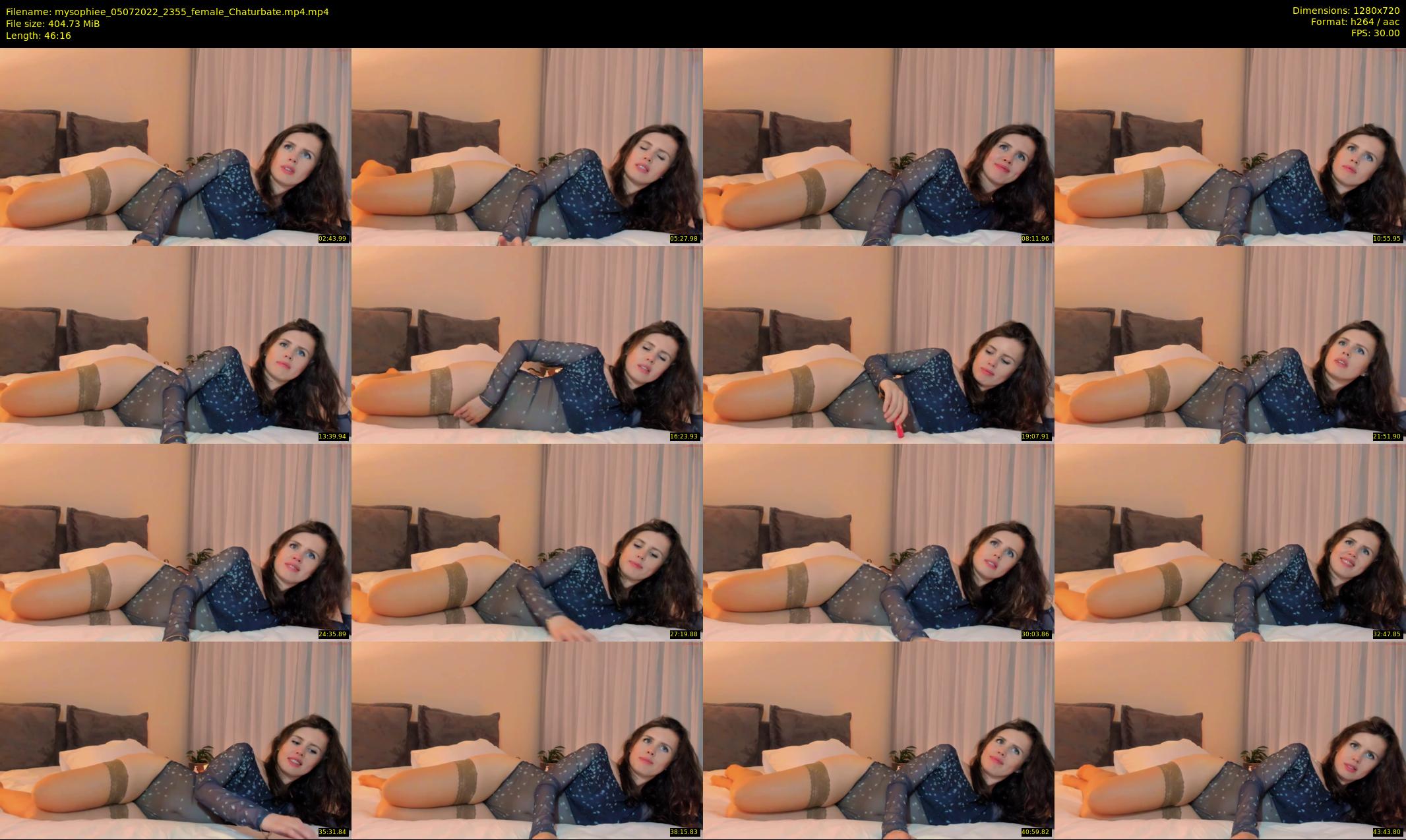 mysophiee — 47 minute Chaturbate female cam show recording, 720p, Jul 5, 2022