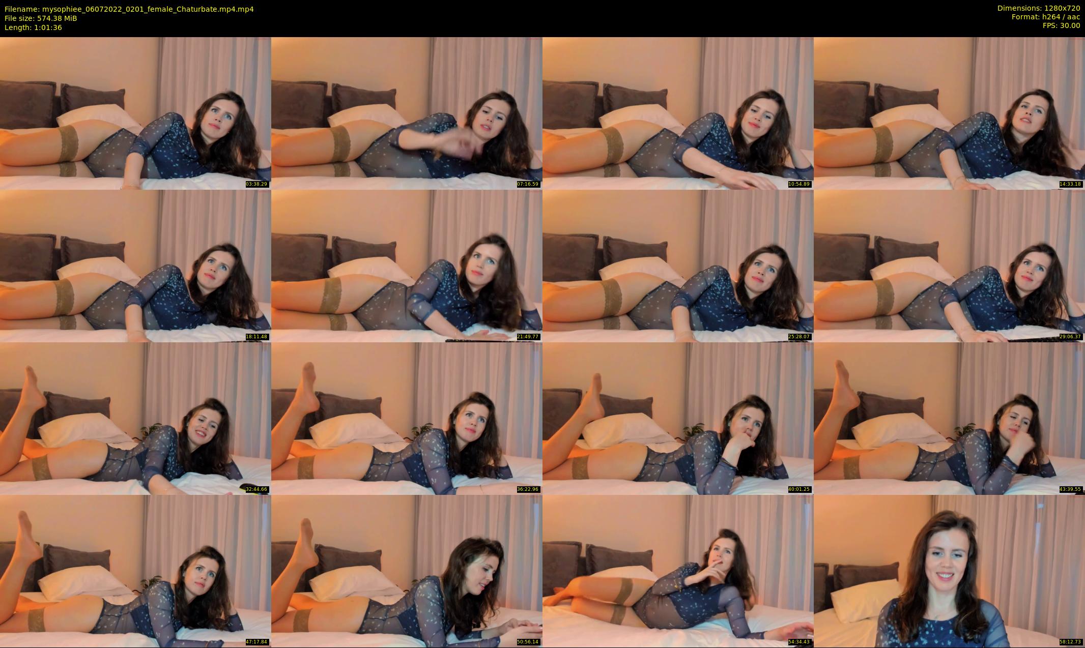 mysophiee — 62 minute Chaturbate female cam show recording, 720p, Jul 6, 2022