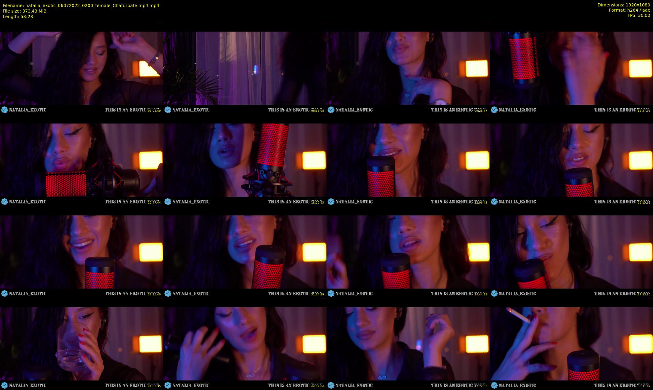 natalia_exotic — 54 minute Chaturbate female cam show recording, 1080p, Jul 6, 2022