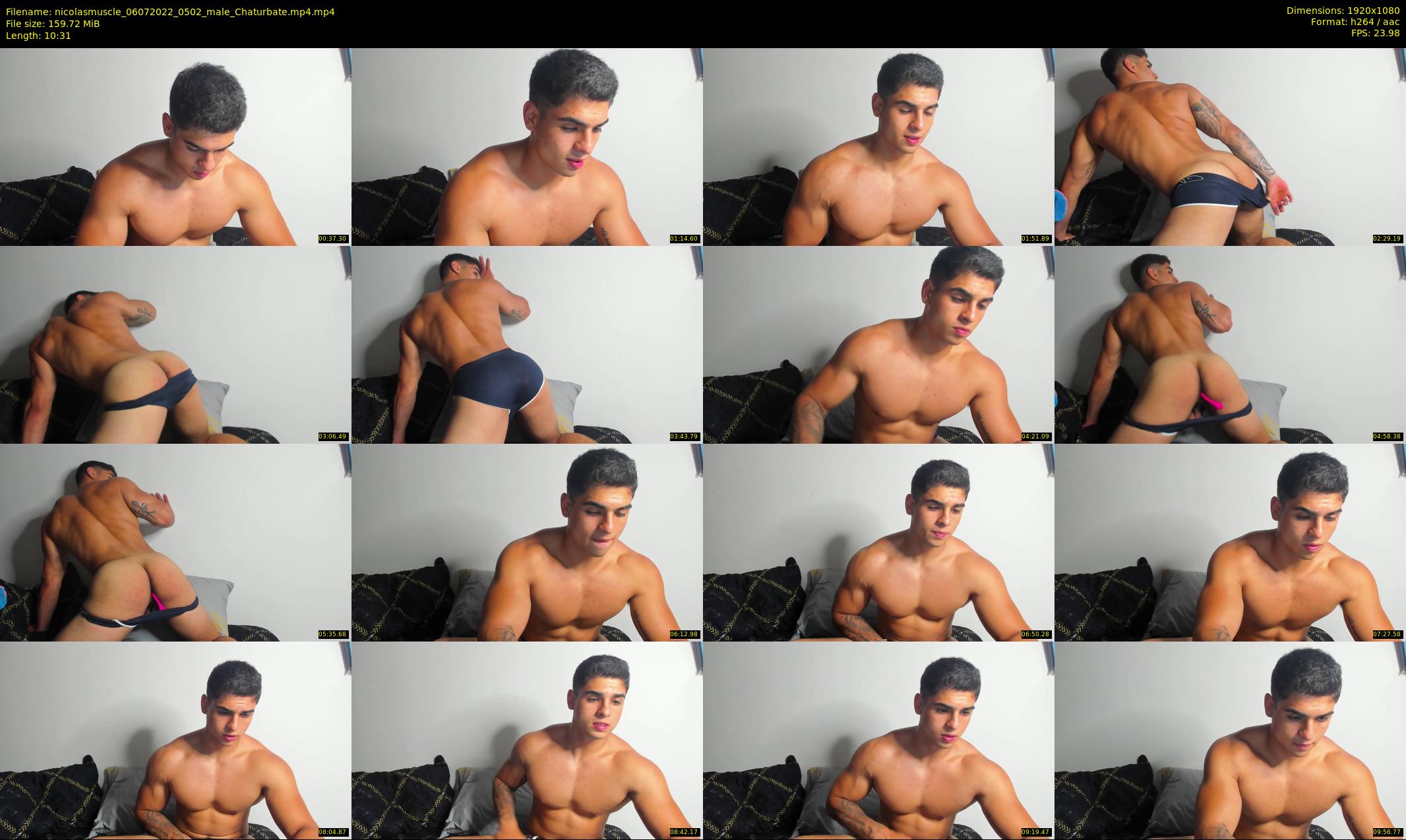 nicolasmuscle — 11 minute Chaturbate male cam show recording, 1080p, Jul 6, 2022