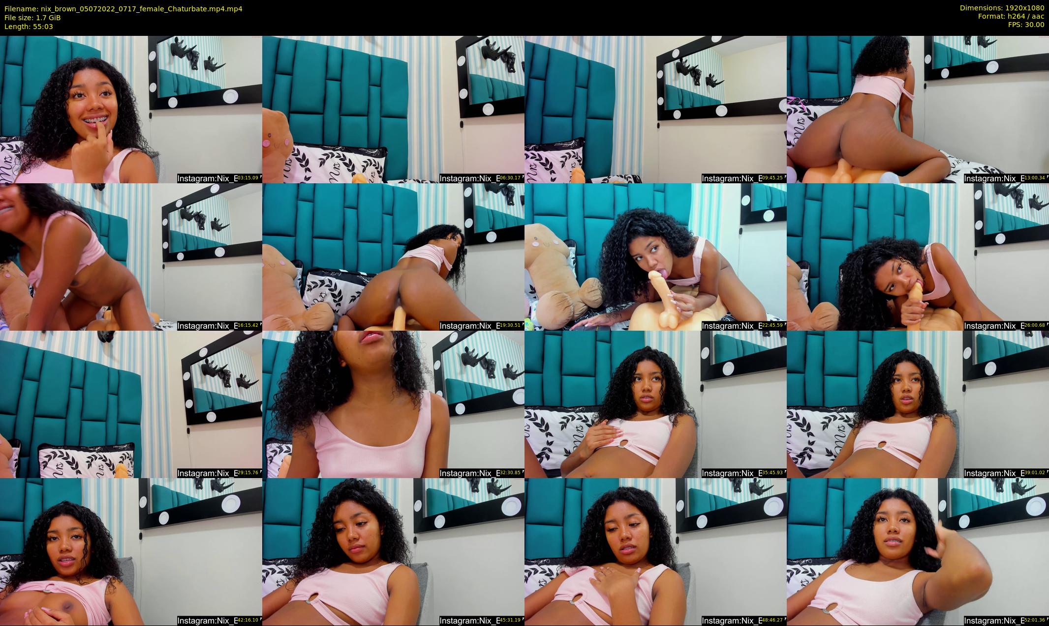nix_brown — 56 minute Chaturbate female cam show recording, 1080p, Jul 5, 2022
