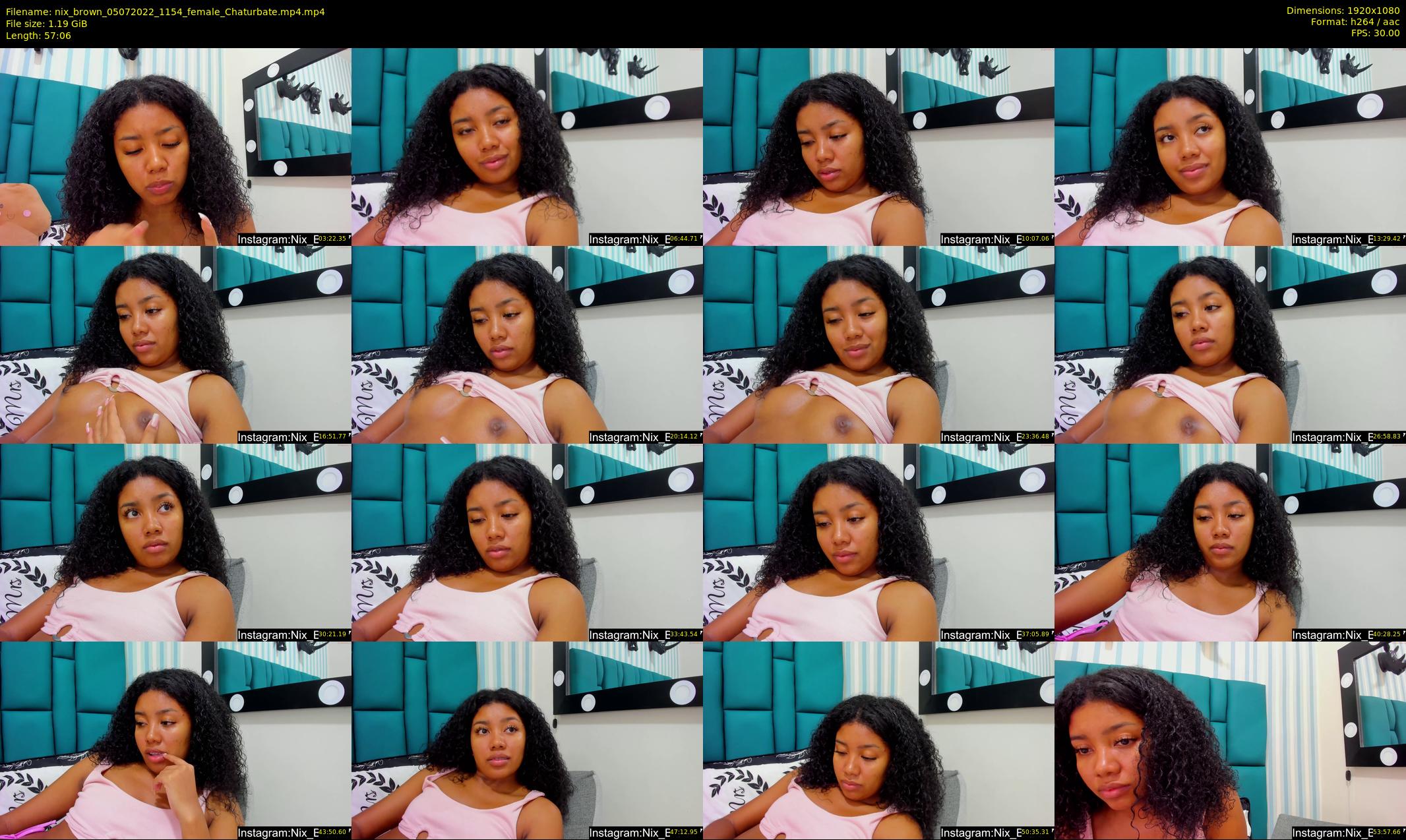 nix_brown — 58 minute Chaturbate female cam show recording, 1080p, Jul 5, 2022