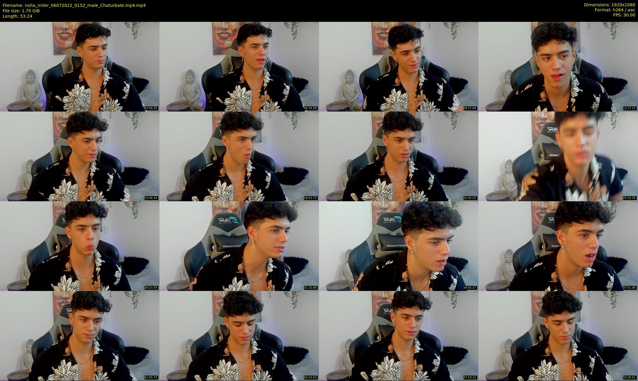 noha_miler — 54 minute Chaturbate male cam show recording, 1080p, Jul 6, 2022