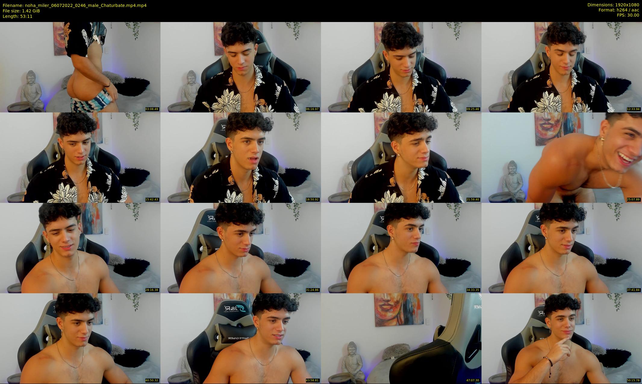 noha_miler — 54 minute Chaturbate male cam show recording, 1080p, Jul 6, 2022