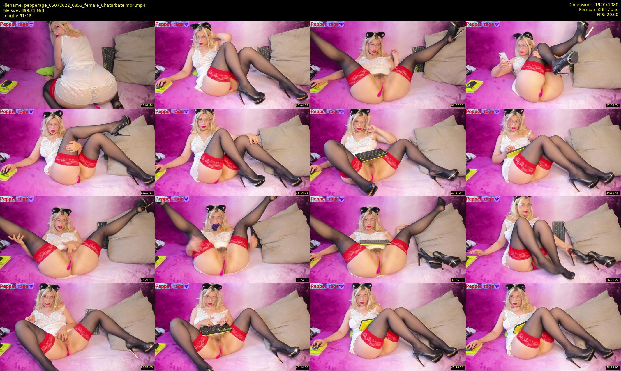 pepperage — 52 minute Chaturbate female cam show recording, 1080p, Jul 5, 2022