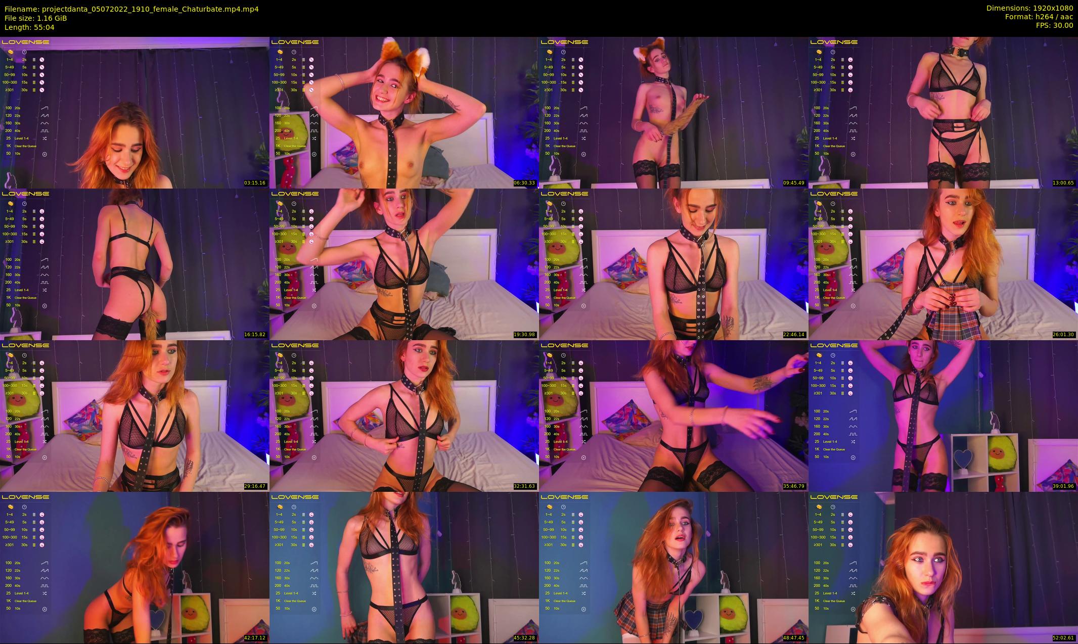 projectdanta — 56 minute Chaturbate female cam show recording, 1080p, Jul 5, 2022