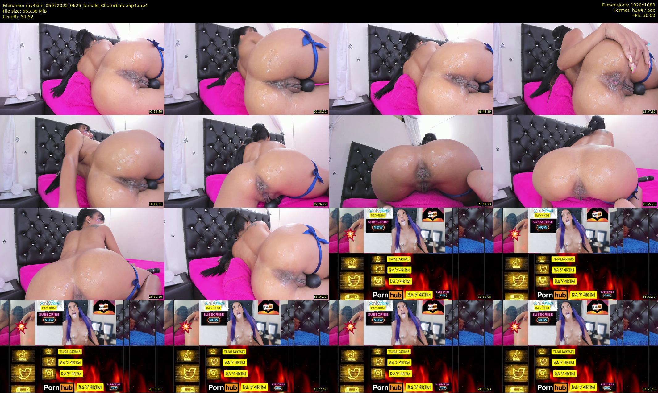 ray4kim — 55 minute Chaturbate couple cam show recording, 1080p, Jul 5, 2022