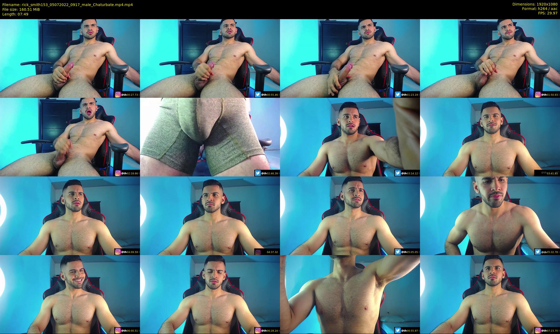 rick_smith153 — 8 minute Chaturbate male cam show recording, 1080p, Jul 5, 2022