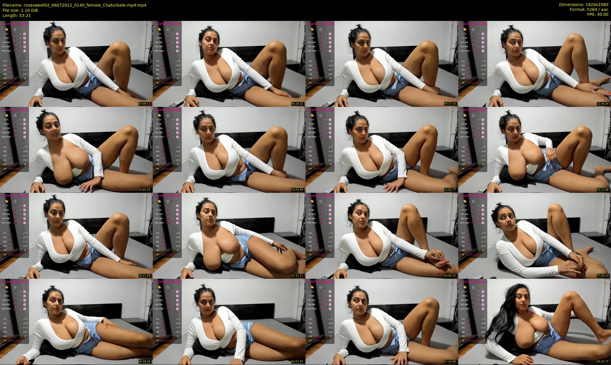 rosasweet02 — 54 minute Chaturbate female cam show recording, 1080p, Jul 6, 2022