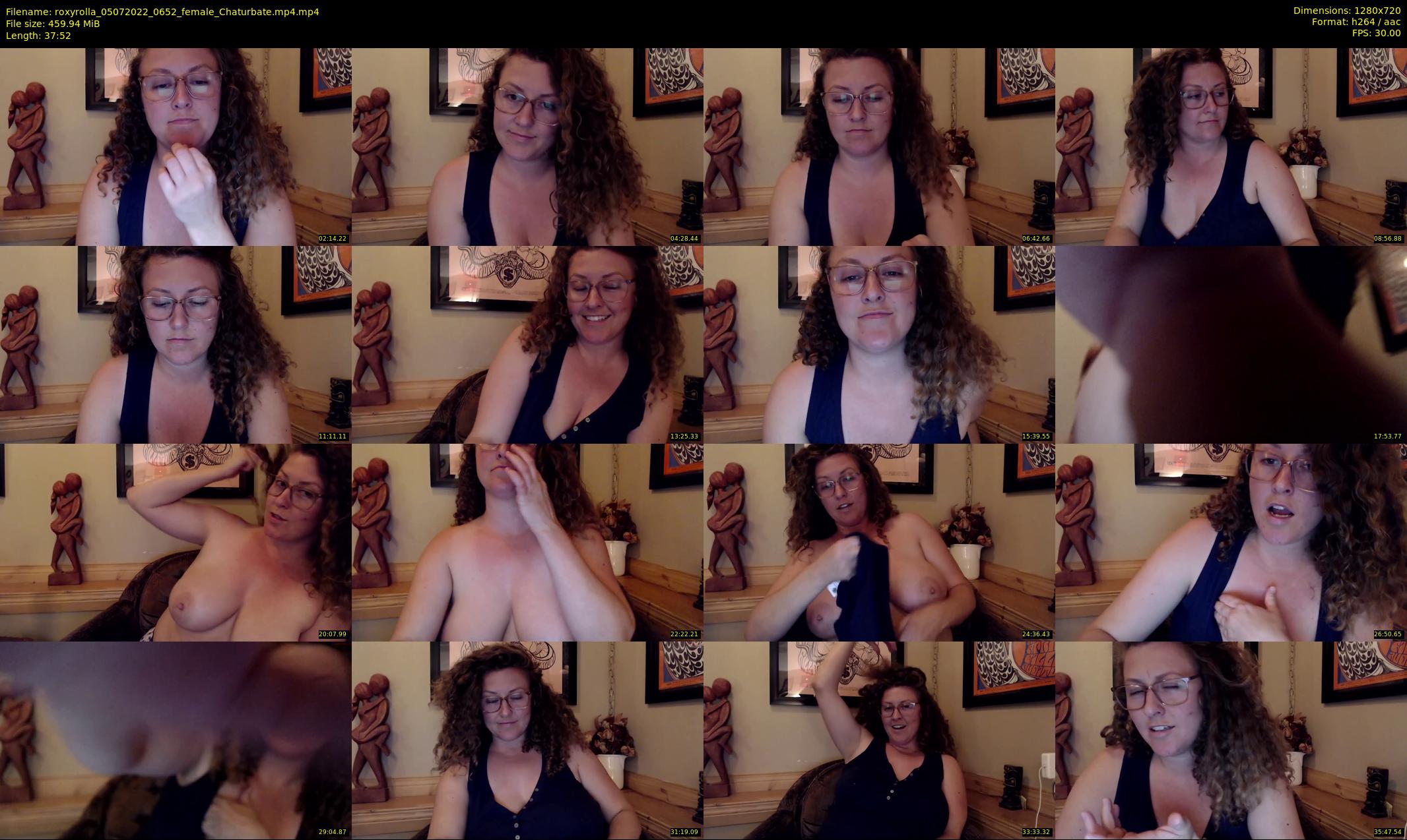 roxyrolla — 38 minute Chaturbate female cam show recording, 720p, Jul 5, 2022