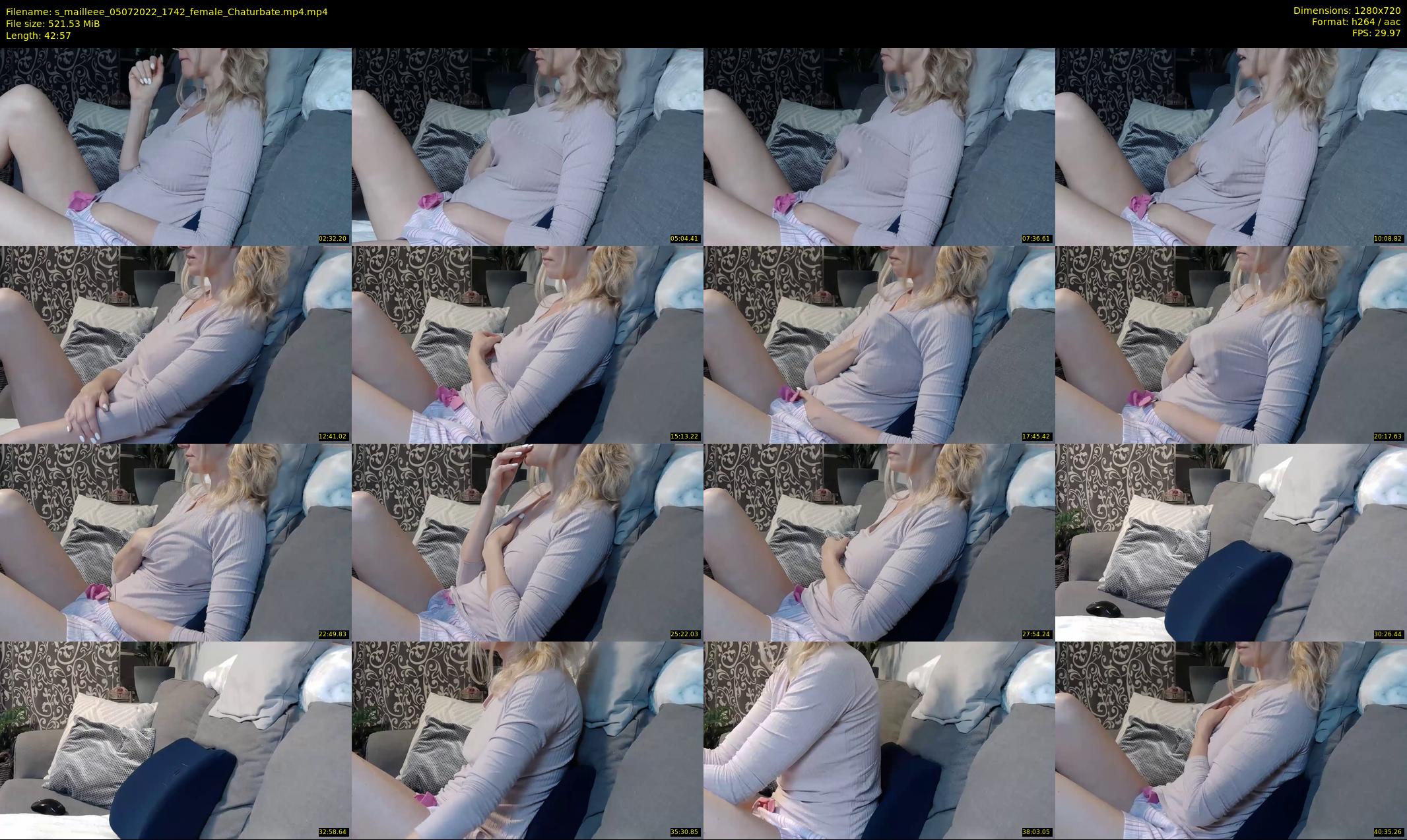 s_mailleee — 43 minute Chaturbate female cam show recording, 720p, Jul 5, 2022