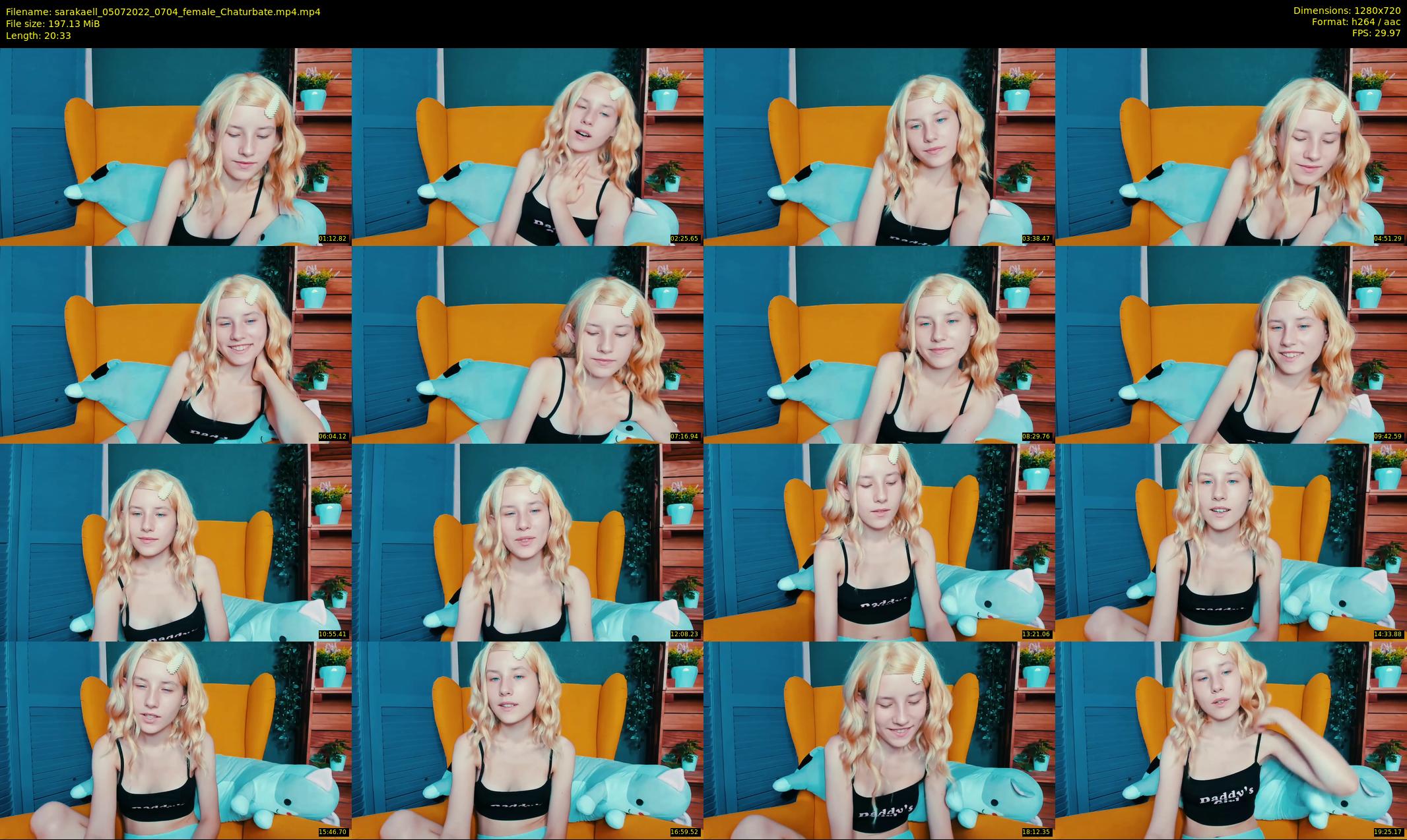 sarakaell — 21 minute Chaturbate female cam show recording, 720p, Jul 5, 2022
