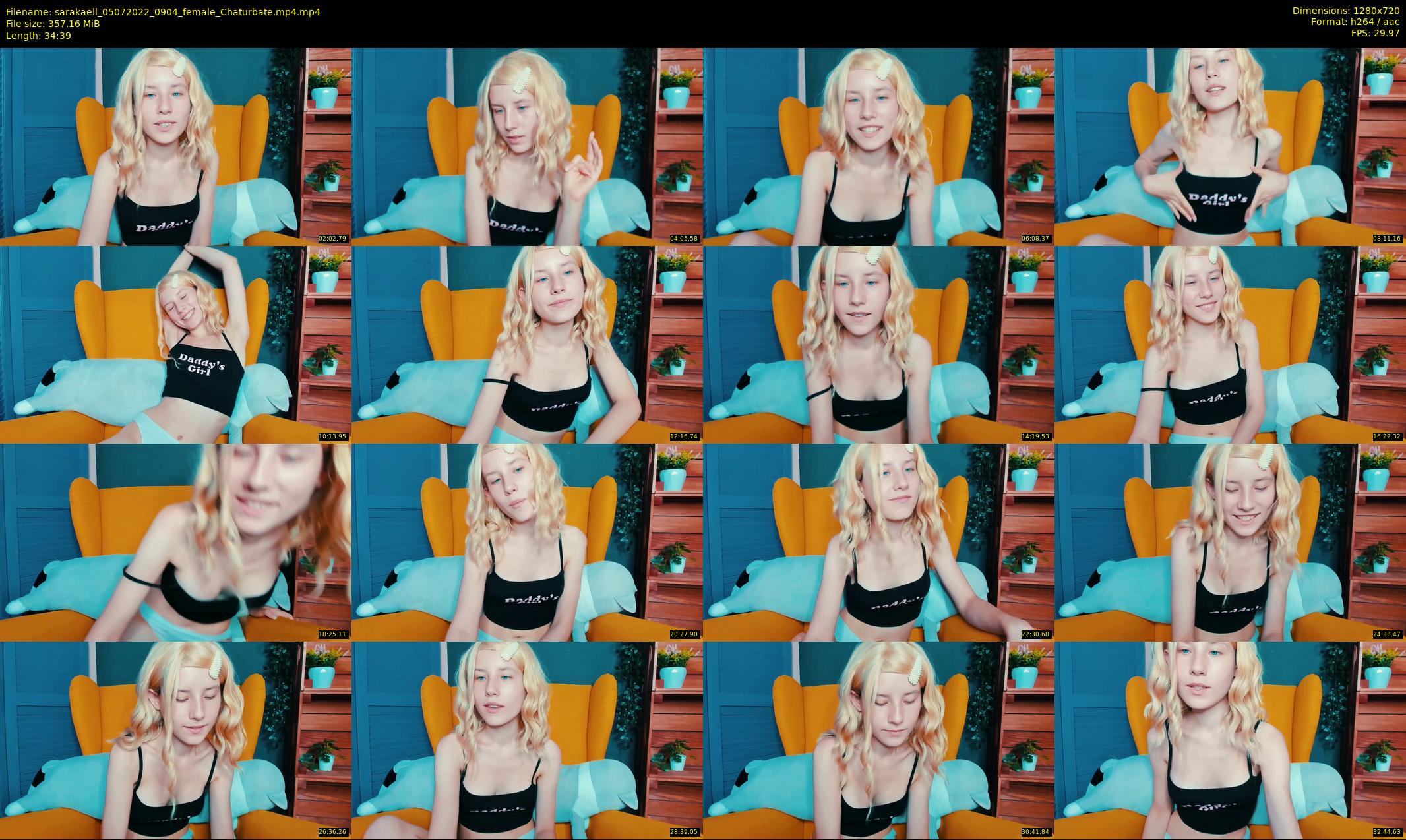 sarakaell — 35 minute Chaturbate female cam show recording, 720p, Jul 5, 2022