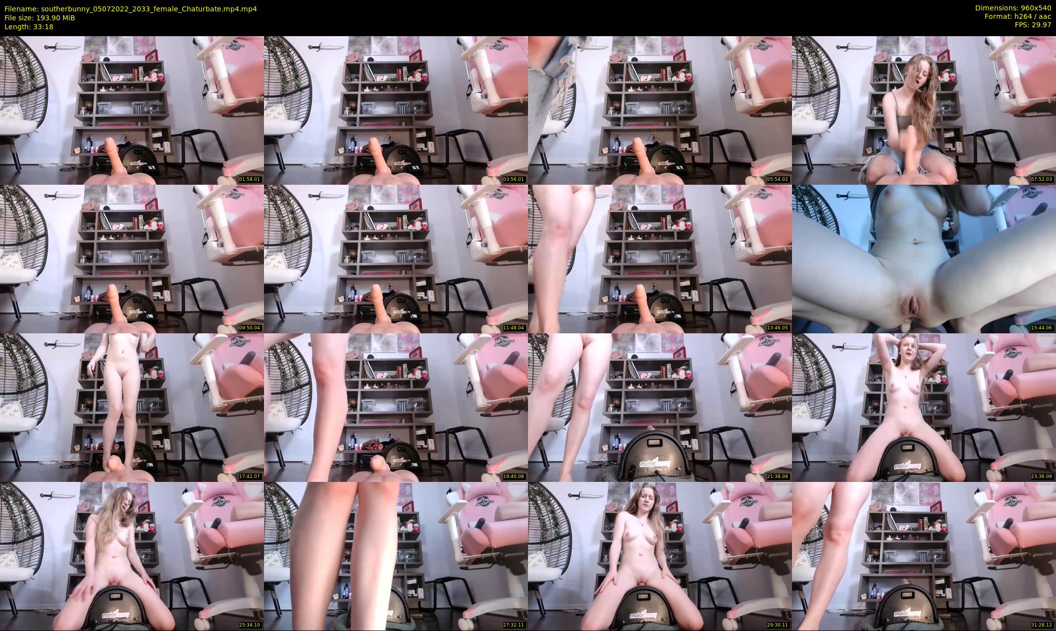 southerbunny — 34 minute Chaturbate female cam show recording, 480p, Jul 5, 2022