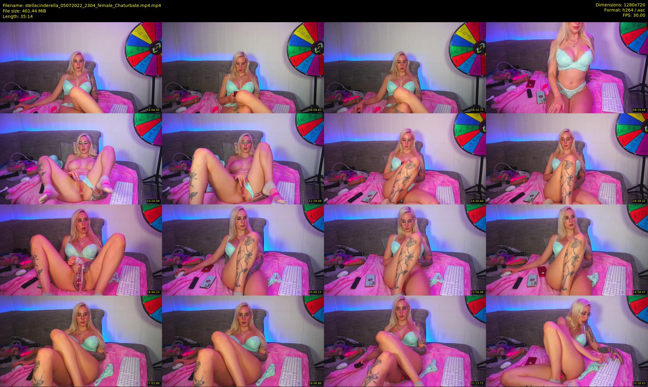 stellacinderella — 36 minute Chaturbate female cam show recording, 720p, Jul 5, 2022