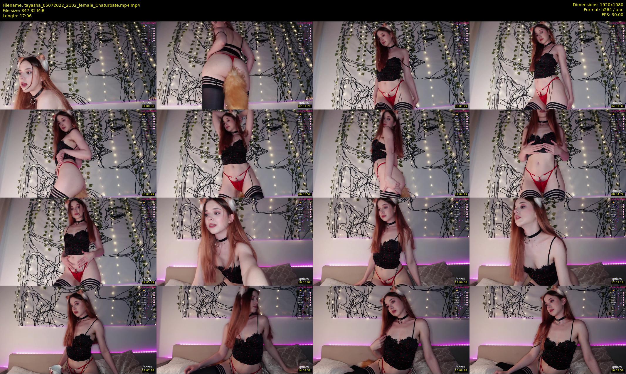 tayasha — 18 minute Chaturbate female cam show recording, 1080p, Jul 5, 2022