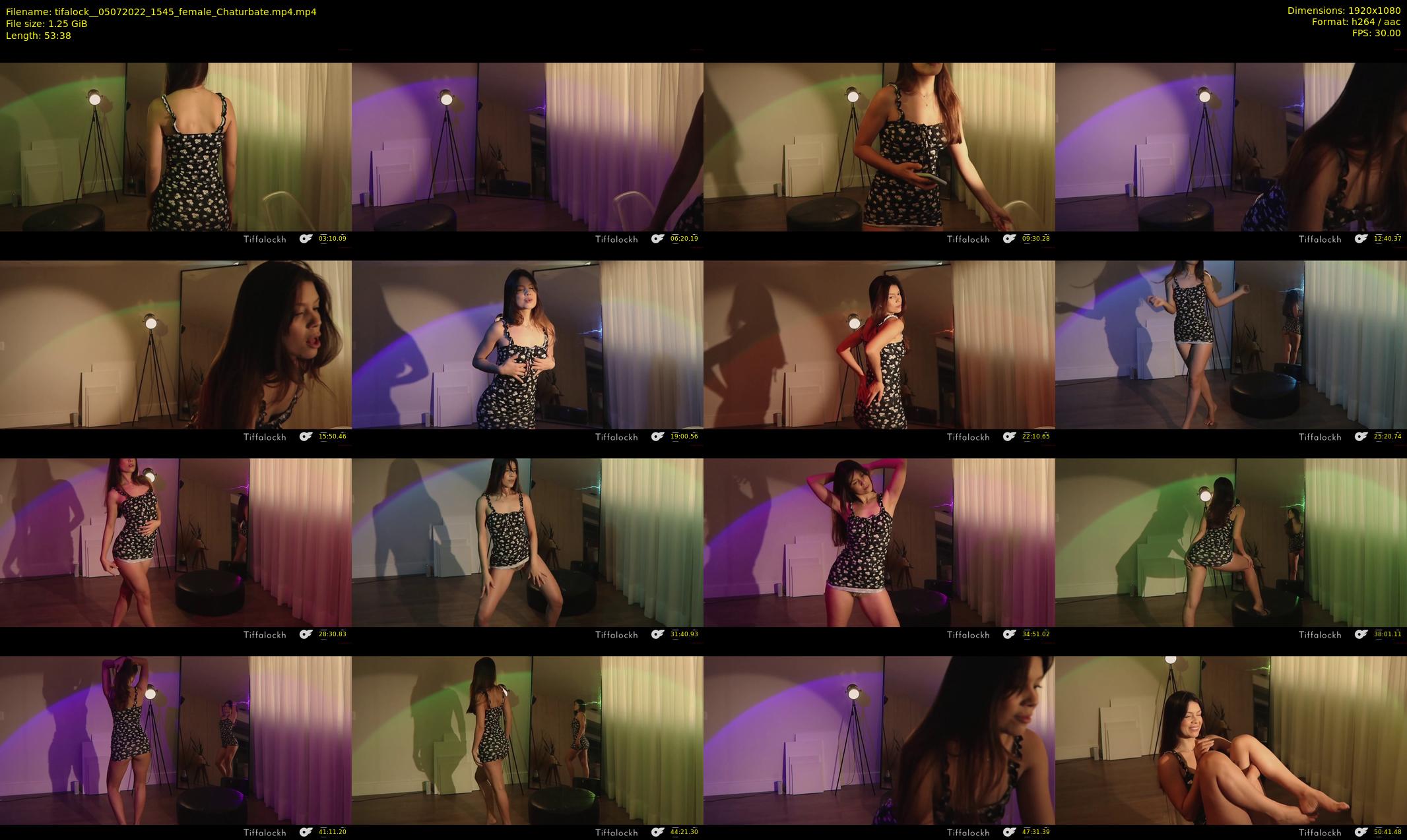 tifalock_ — 54 minute Chaturbate female cam show recording, 1080p, Jul 5, 2022