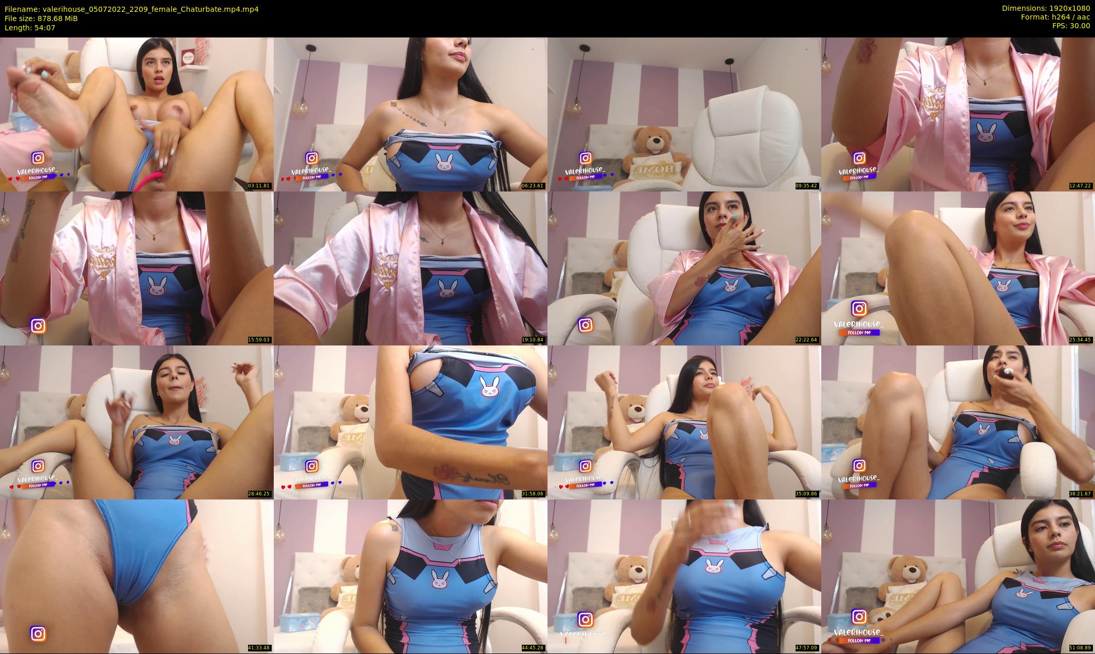 valerihouse — 55 minute Chaturbate female cam show recording, 1080p, Jul 5, 2022