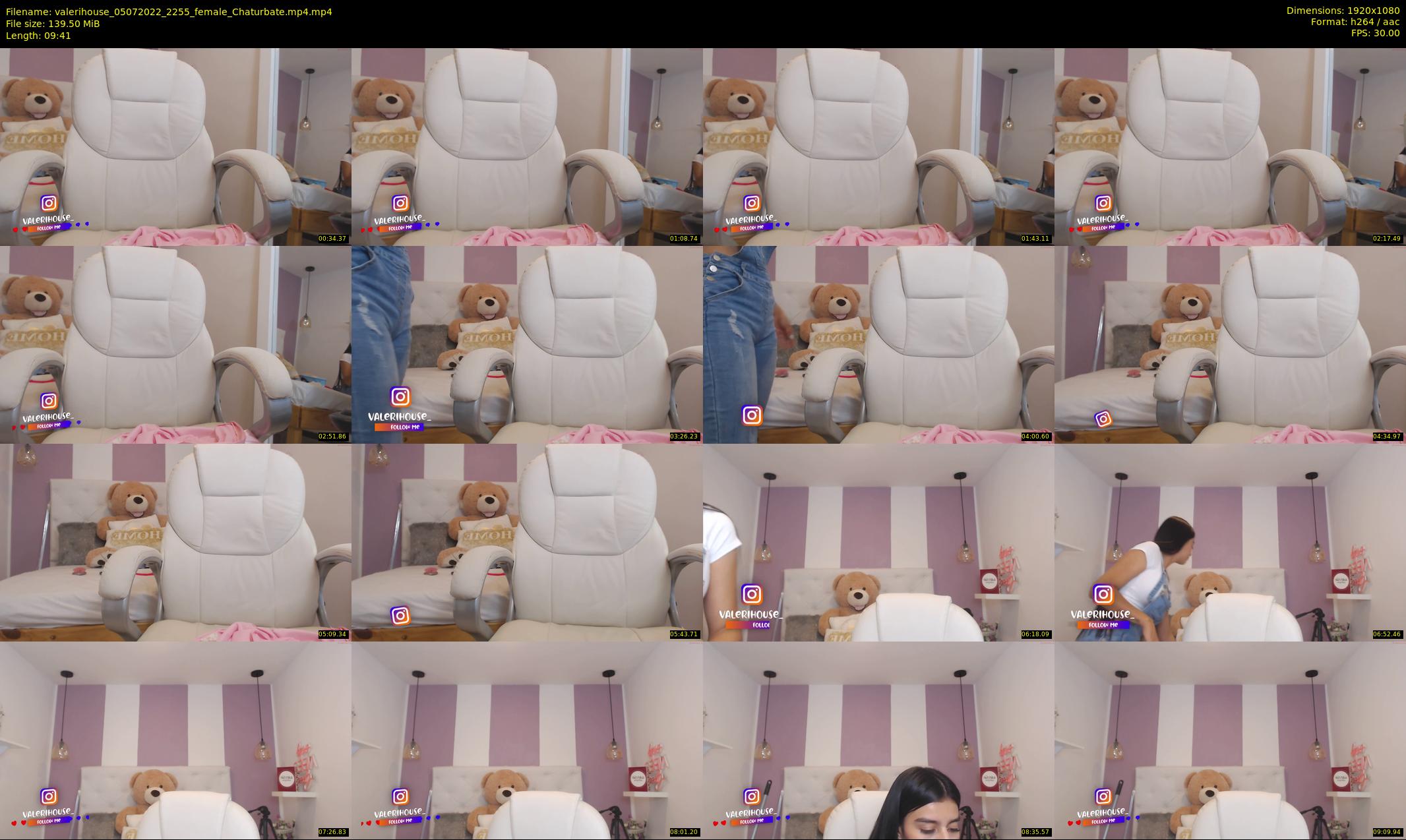valerihouse — 10 minute Chaturbate female cam show recording, 1080p, Jul 5, 2022