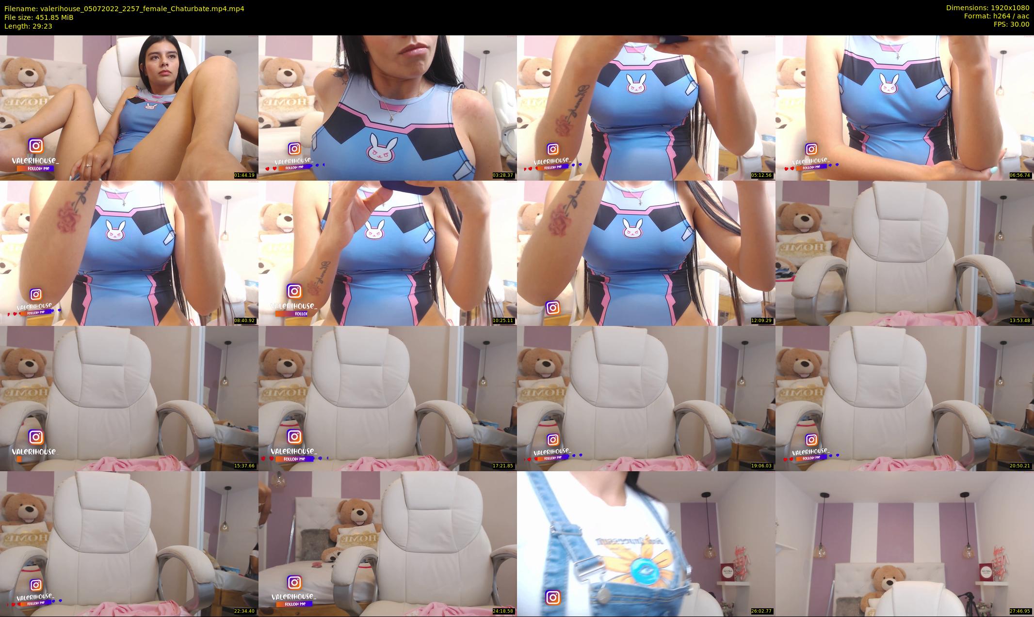 valerihouse — 30 minute Chaturbate female cam show recording, 1080p, Jul 5, 2022