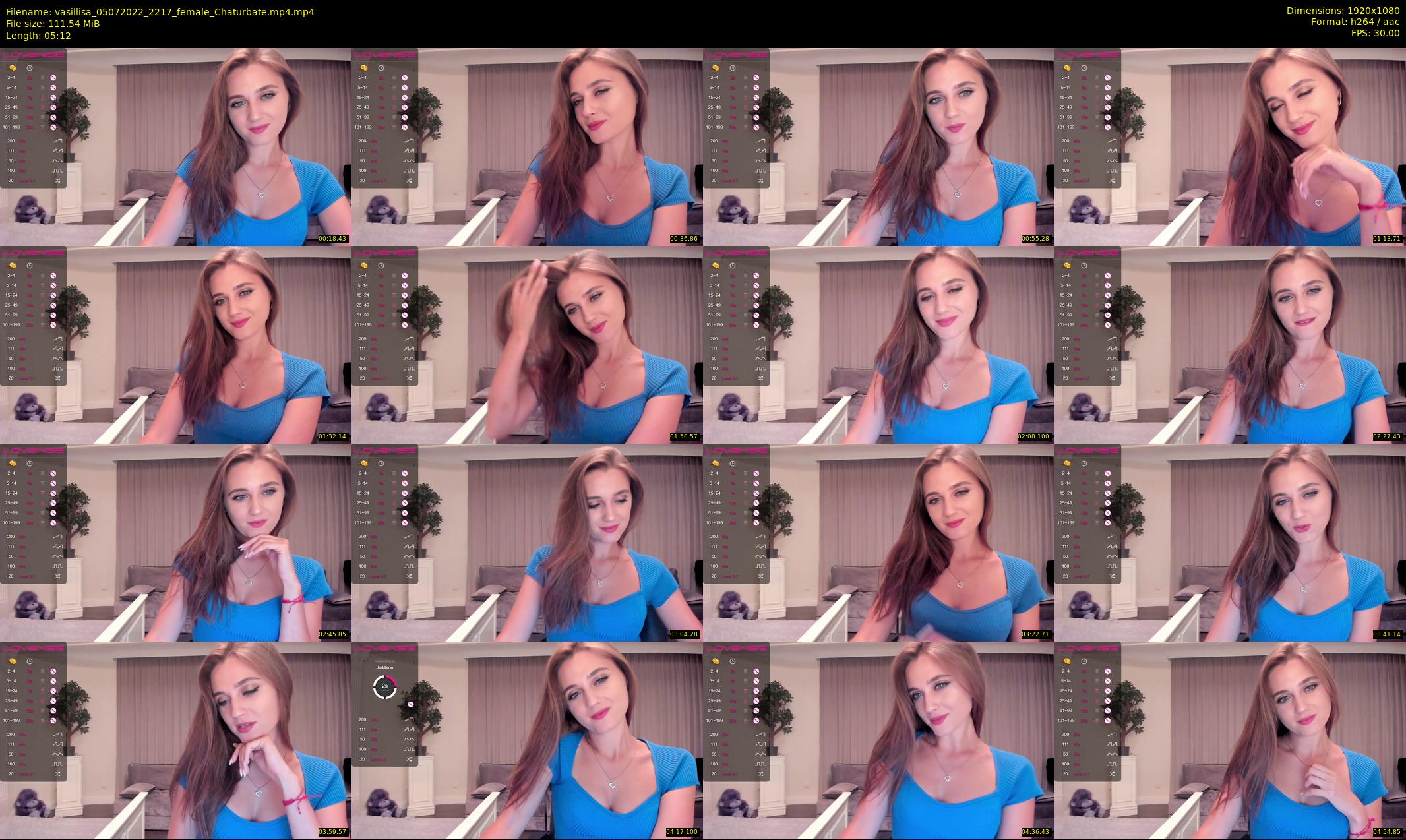 vasillisa — 6 minute Chaturbate female cam show recording, 1080p, Jul 5, 2022