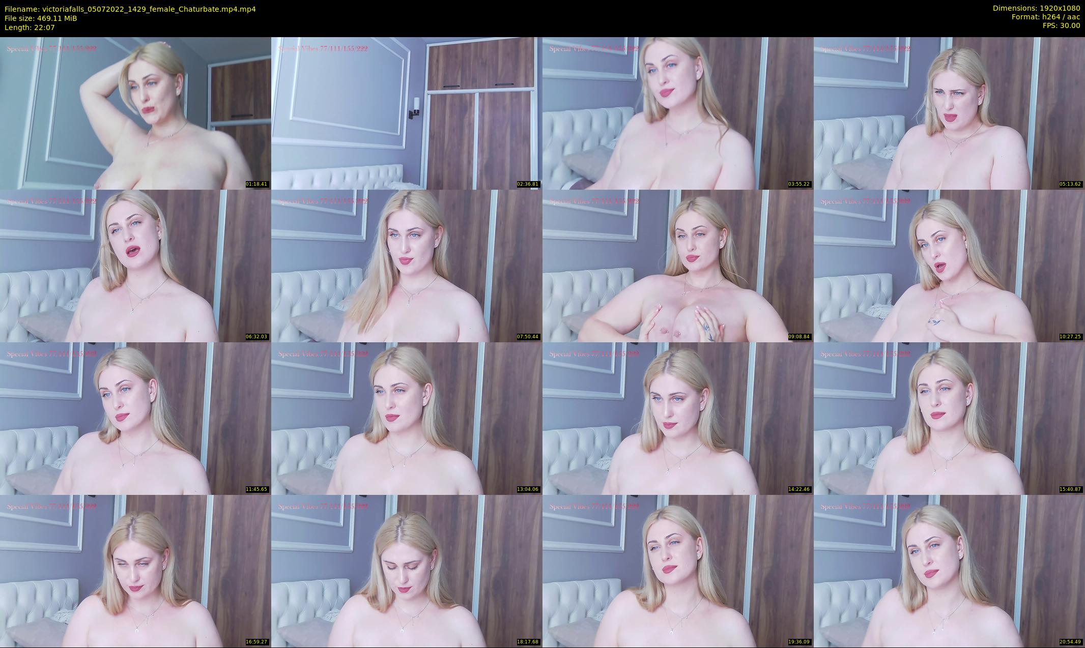 victoriafalls — 23 minute Chaturbate female cam show recording, 1080p, Jul 5, 2022