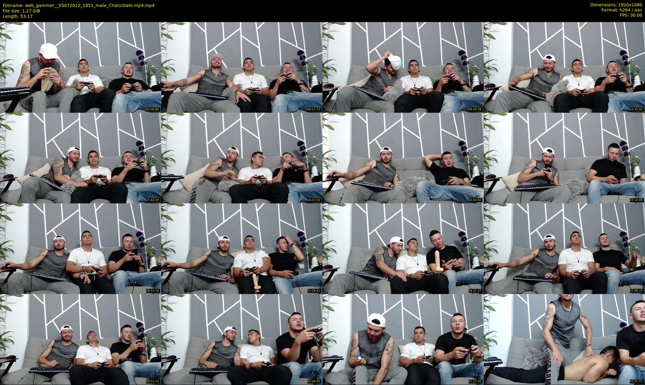 web_gammer_ — 54 minute Chaturbate male cam show recording, 1080p, Jul 5, 2022