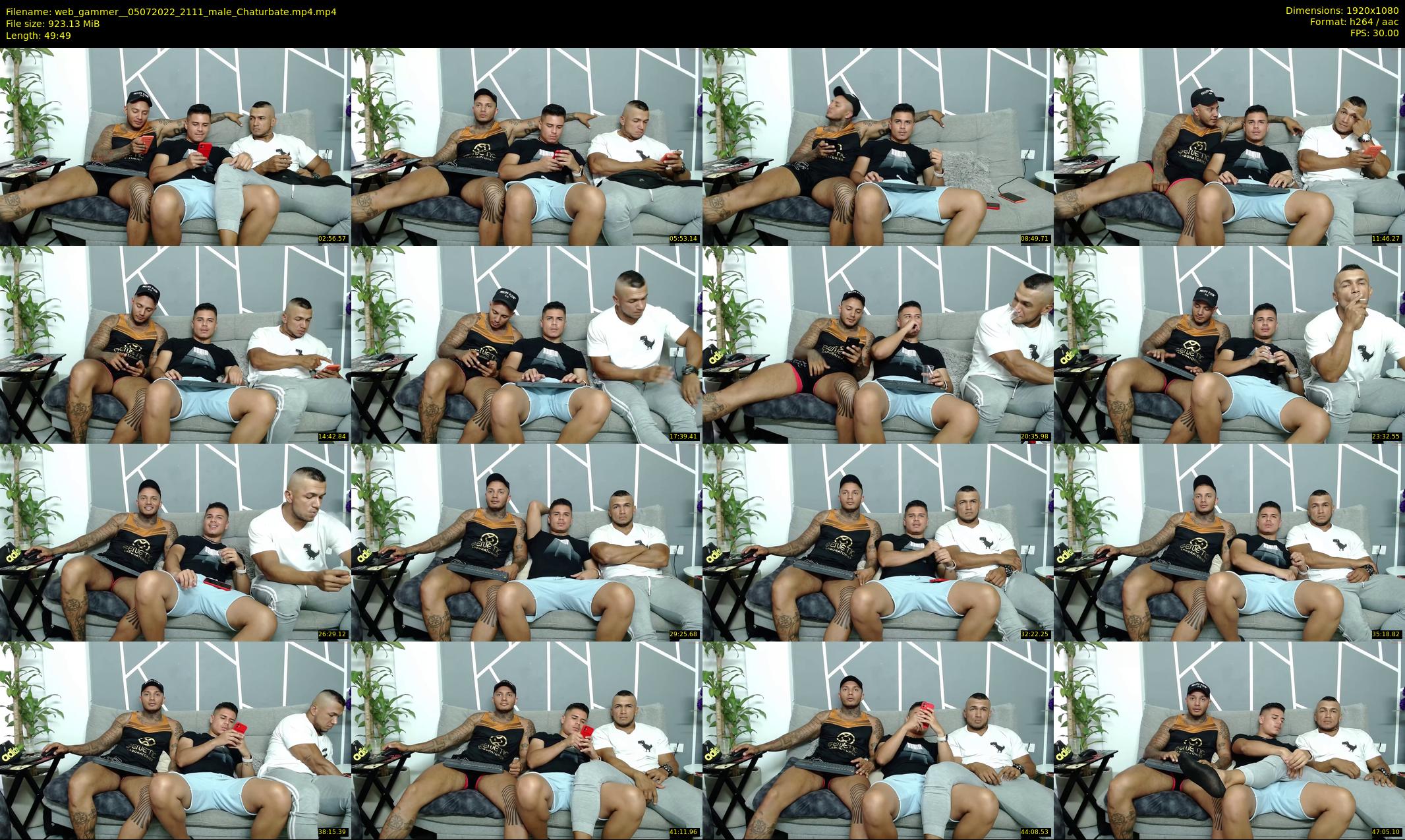 web_gammer_ — 50 minute Chaturbate male cam show recording, 1080p, Jul 5, 2022