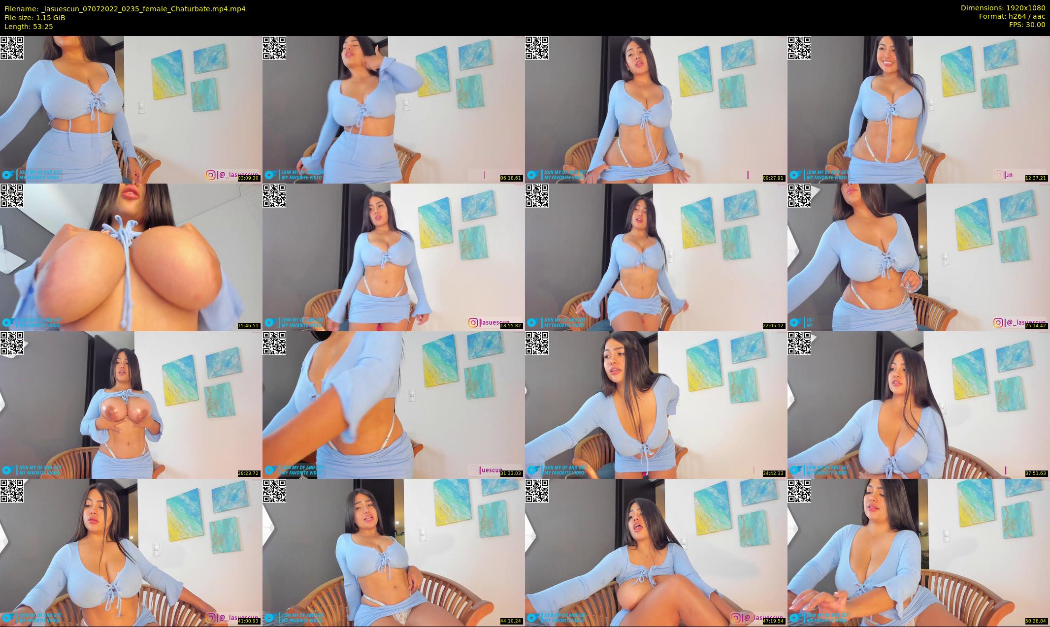 _lasuescun — 54 minute Chaturbate female cam show recording, 1080p, Jul 7, 2022