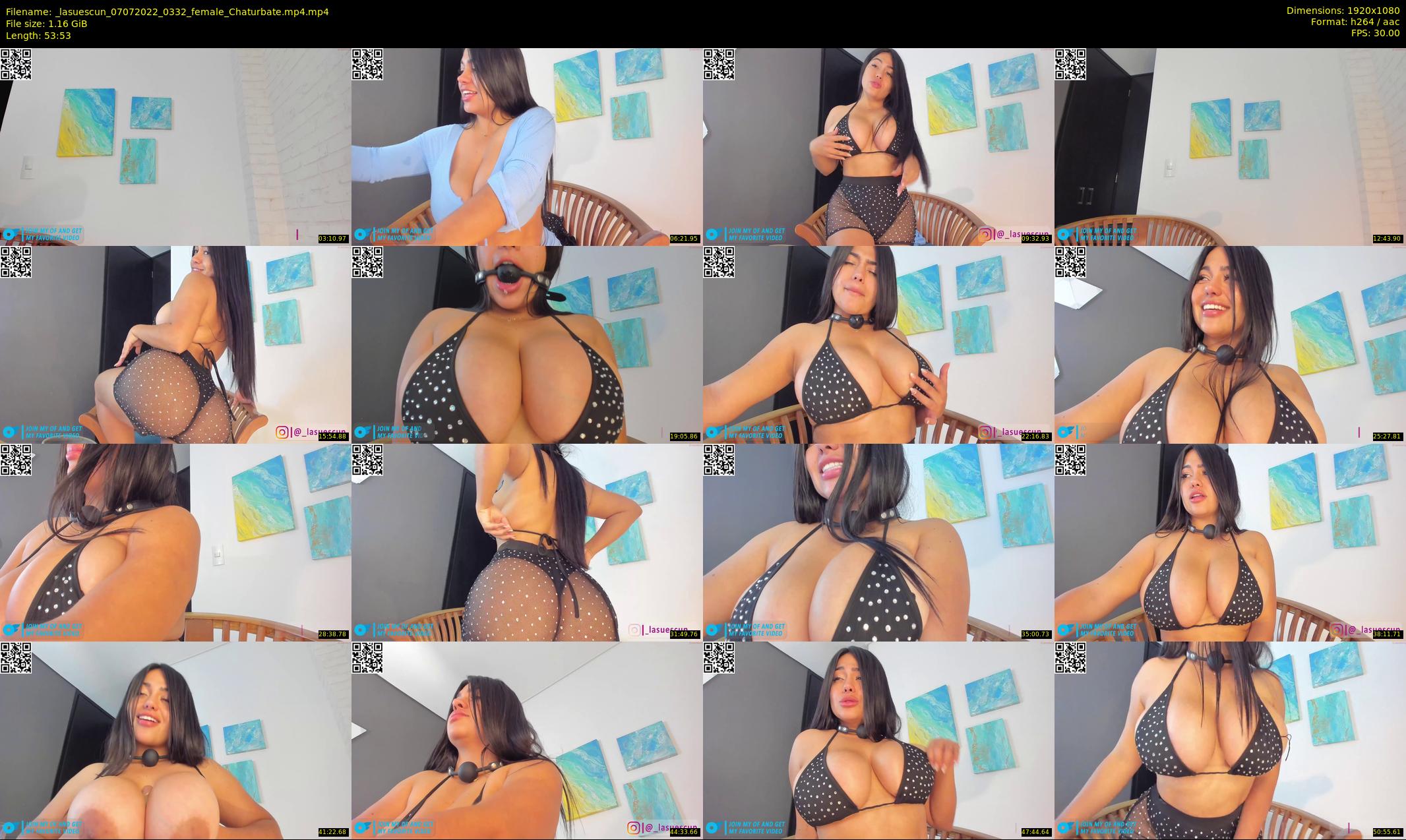 _lasuescun — 54 minute Chaturbate female cam show recording, 1080p, Jul 7, 2022