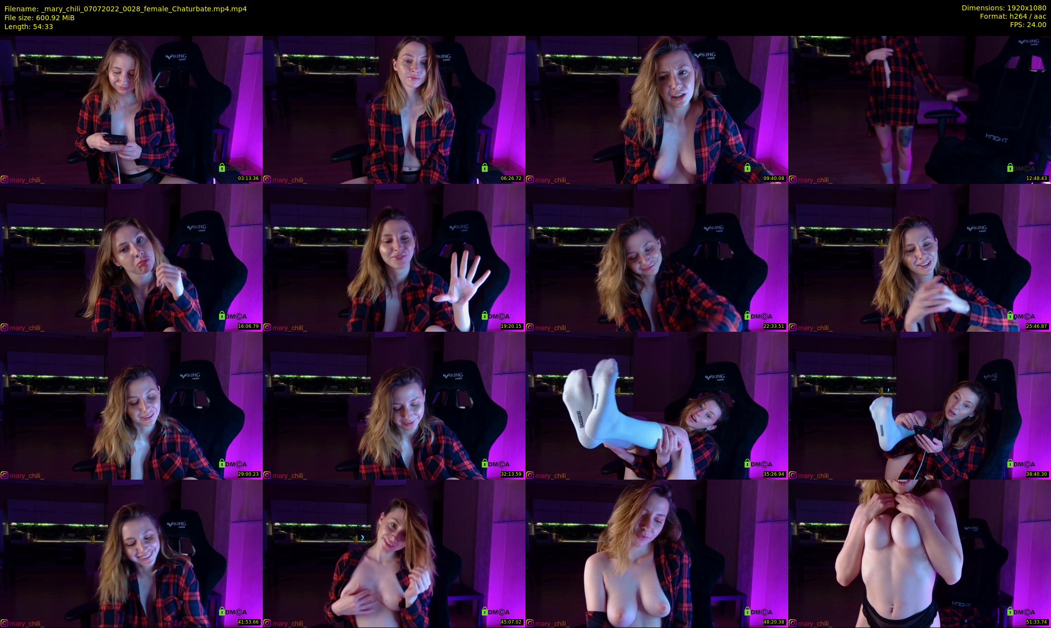 _mary_chili — 55 minute Chaturbate female cam show recording, 1080p, Jul 7, 2022