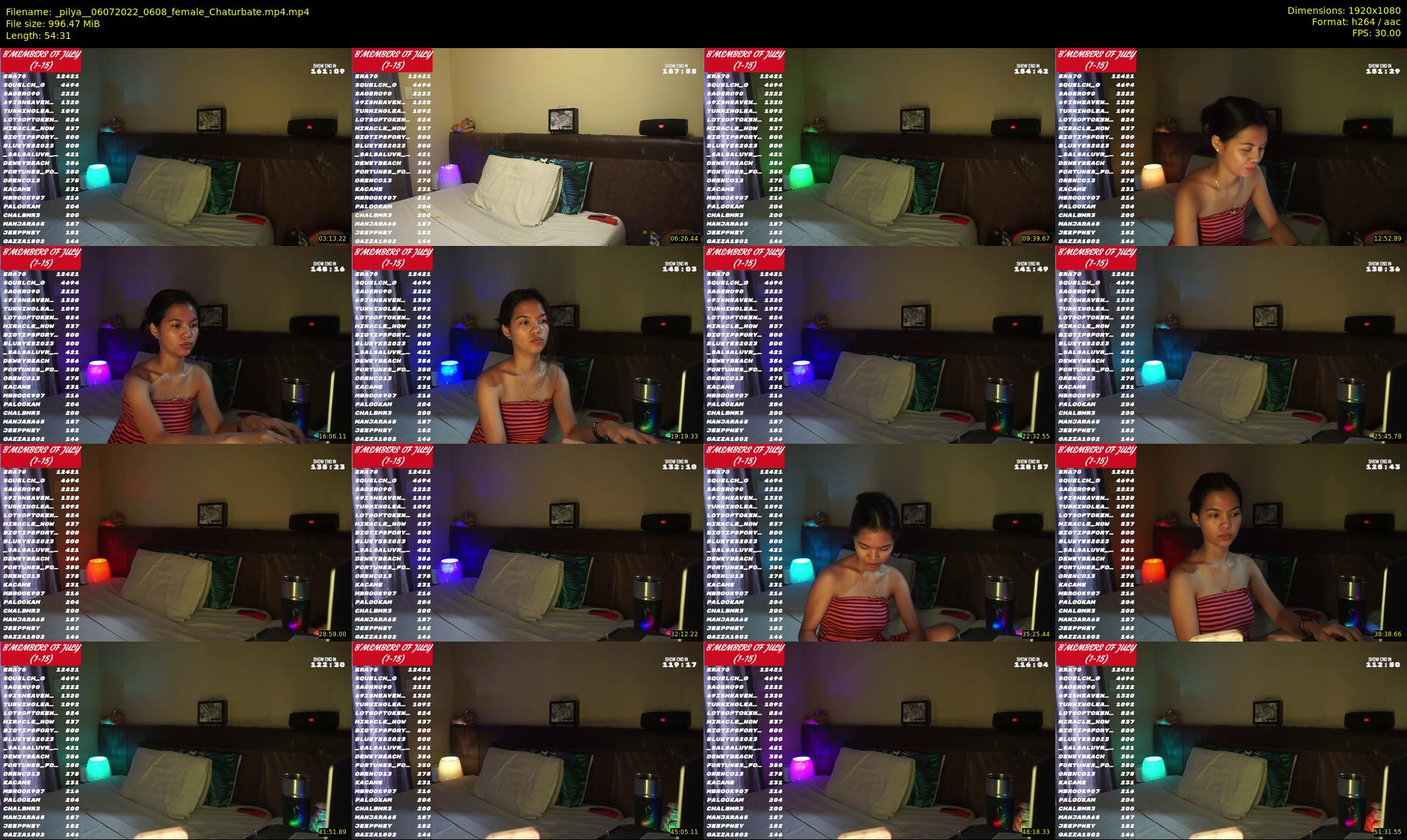 _pilya_ — 55 minute Chaturbate female cam show recording, 1080p, Jul 6, 2022