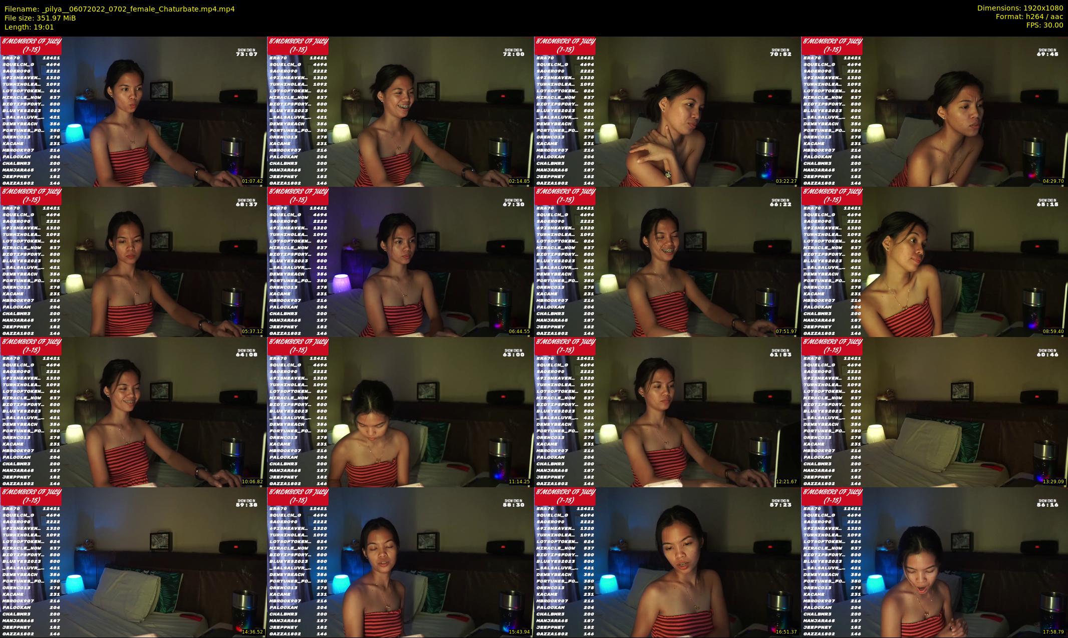_pilya_ — 20 minute Chaturbate female cam show recording, 1080p, Jul 6, 2022