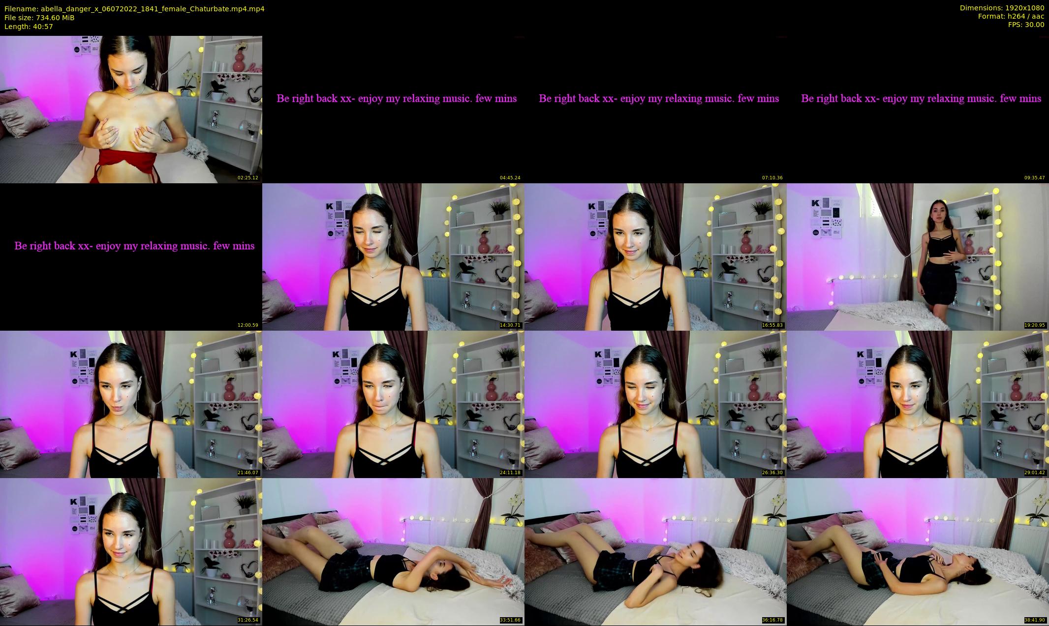 abella_danger_x — 41 minute Chaturbate female cam show recording, 1080p, Jul 6, 2022