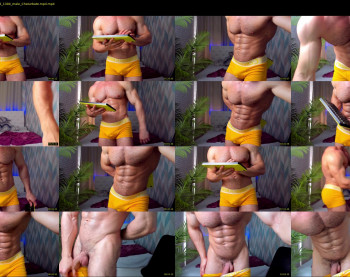 adam_muscle_ — 12 minute Chaturbate male cam show recording, 1080p, Jul 6, 2022
