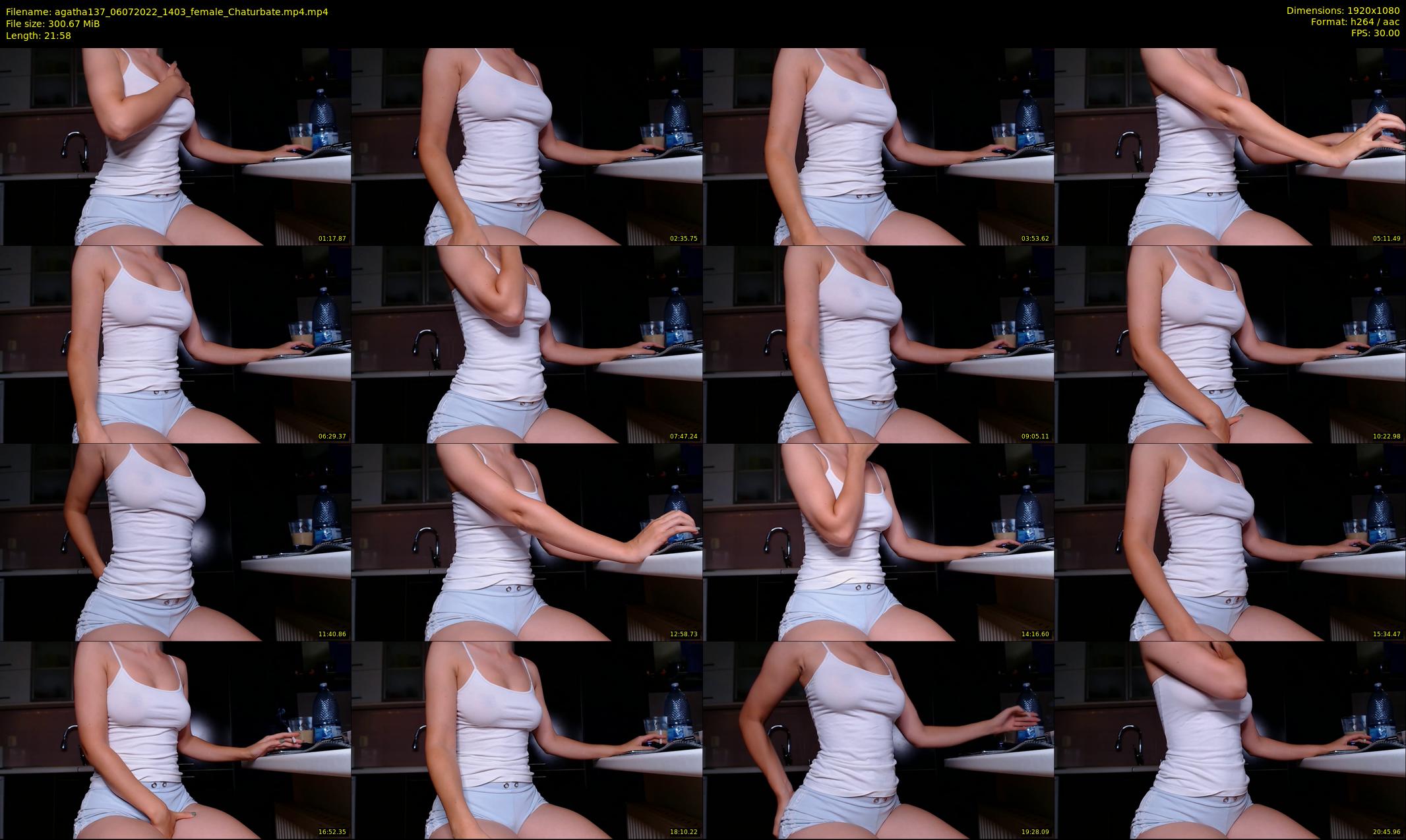 agatha137 — 22 minute Chaturbate female cam show recording, 1080p, Jul 6, 2022