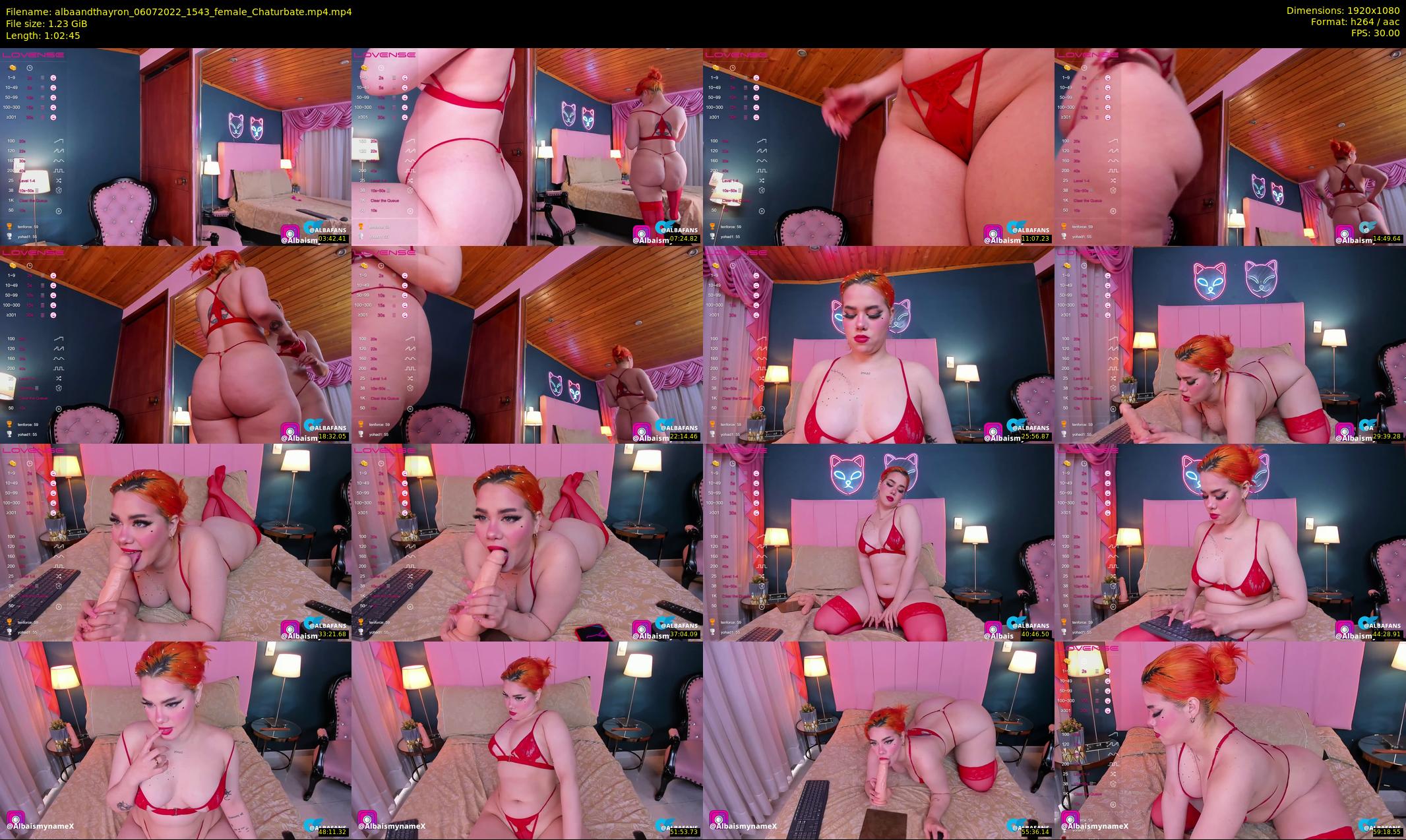 albaandthayron — 63 minute Chaturbate couple cam show recording, 1080p, Jul 6, 2022