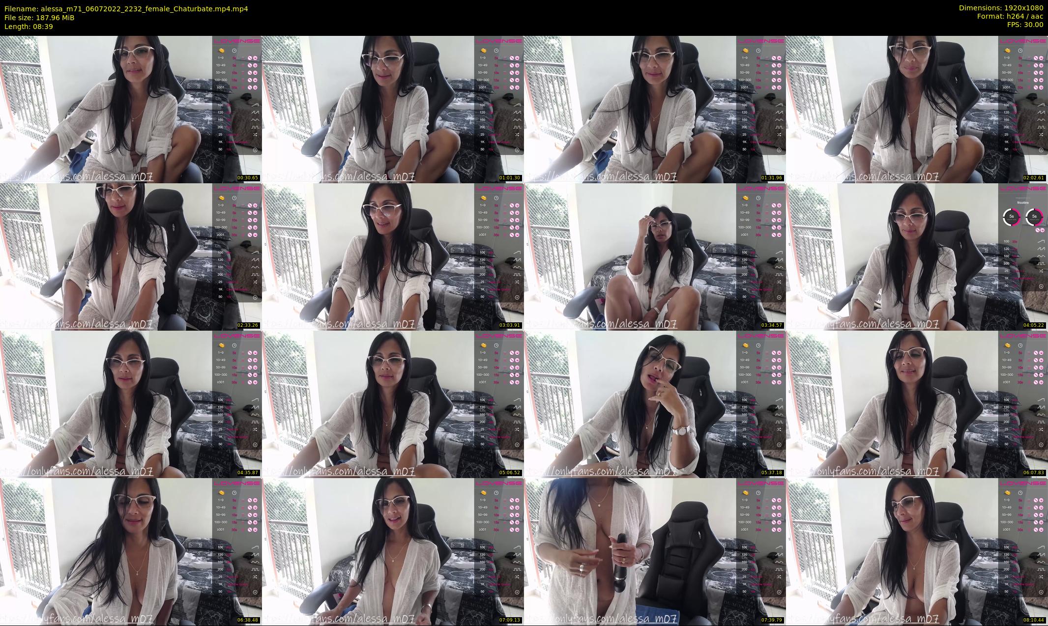 alessa_m71 — 9 minute Chaturbate female cam show recording, 1080p, Jul 6, 2022