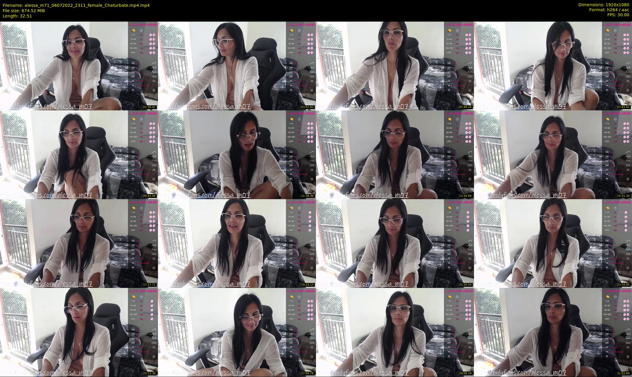 alessa_m71 — 33 minute Chaturbate female cam show recording, 1080p, Jul 6, 2022