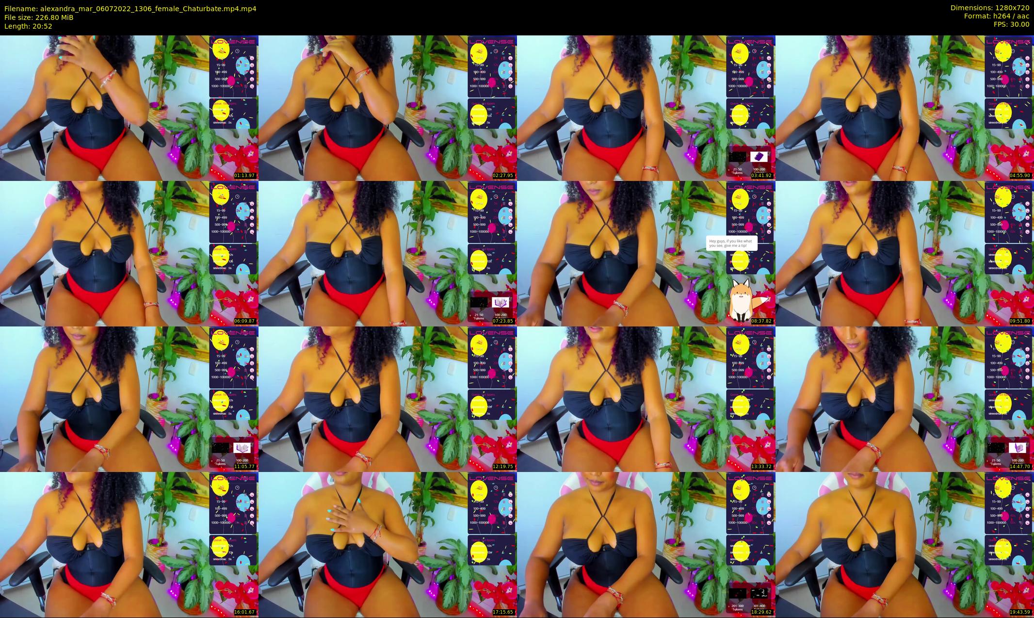 alexandra_mar — 21 minute Chaturbate female cam show recording, 720p, Jul 6, 2022