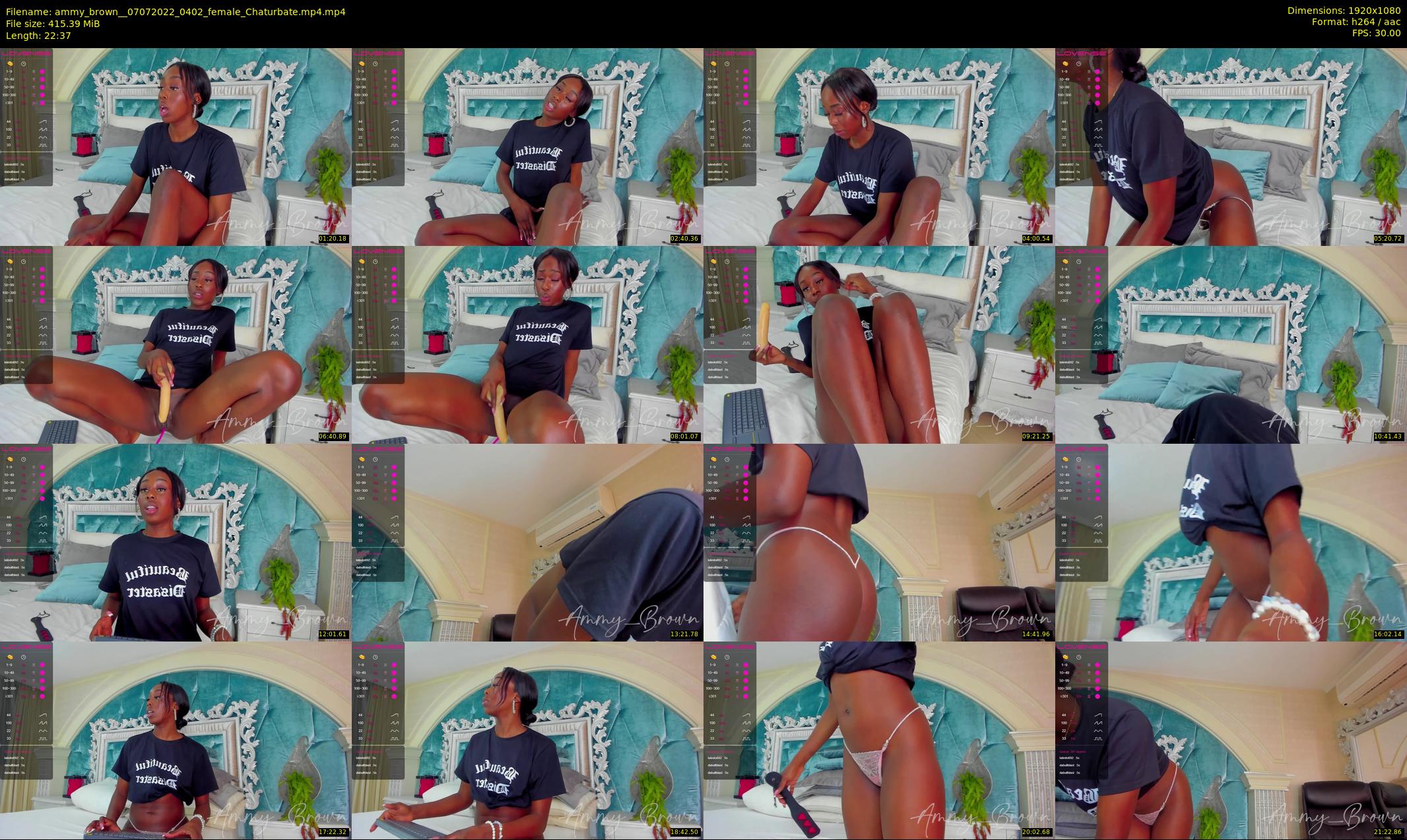 ammy_brown_ — 23 minute Chaturbate female cam show recording, 1080p, Jul 7, 2022