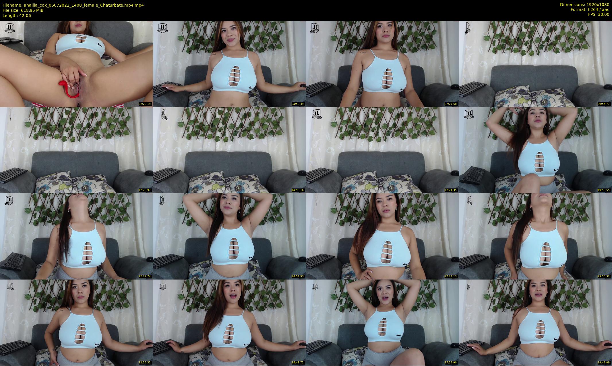 analiia_cox — 43 minute Chaturbate female cam show recording, 1080p, Jul 6, 2022